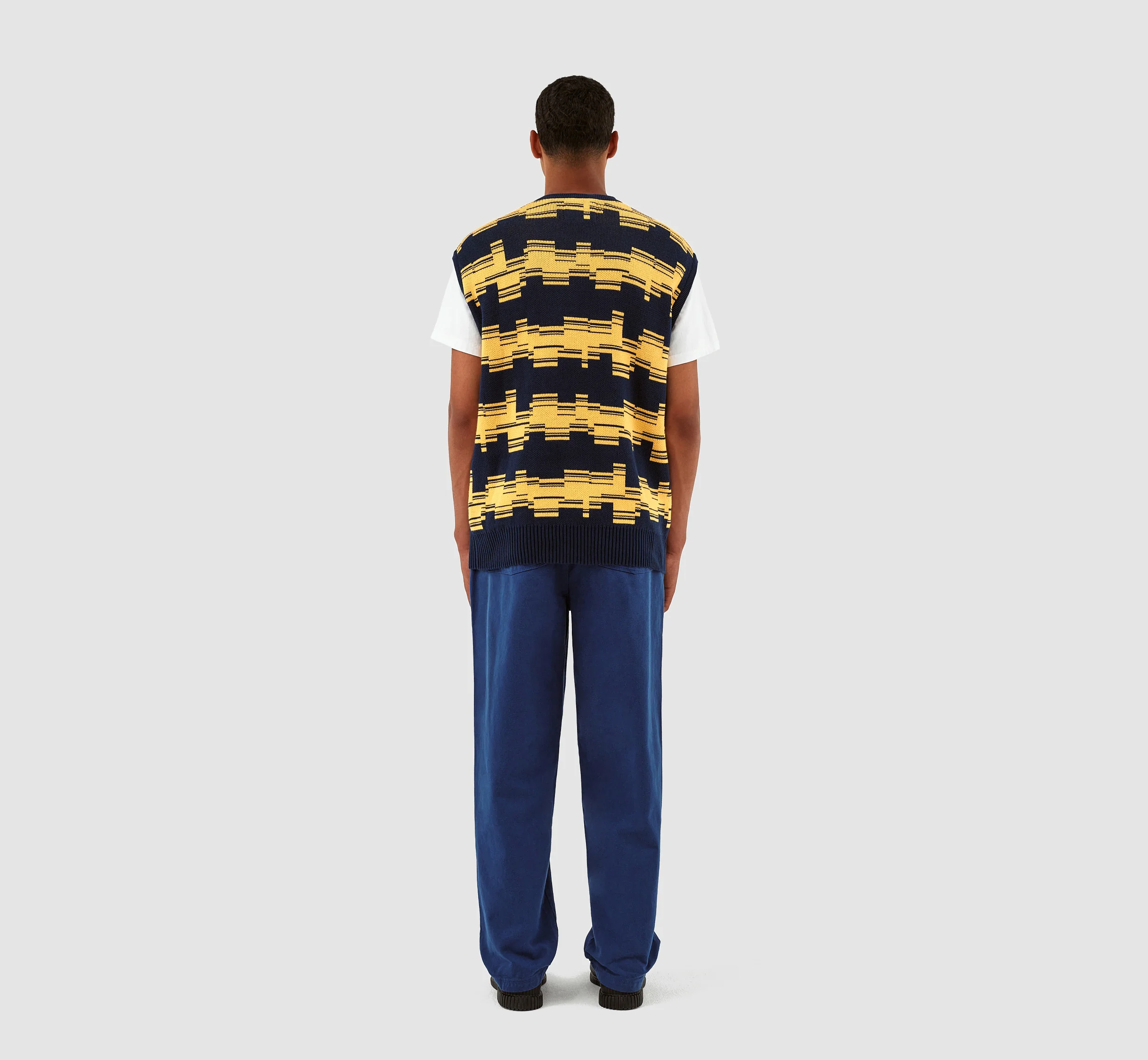 Tricot Karl Tertis - Marine/Jaune - Image 7