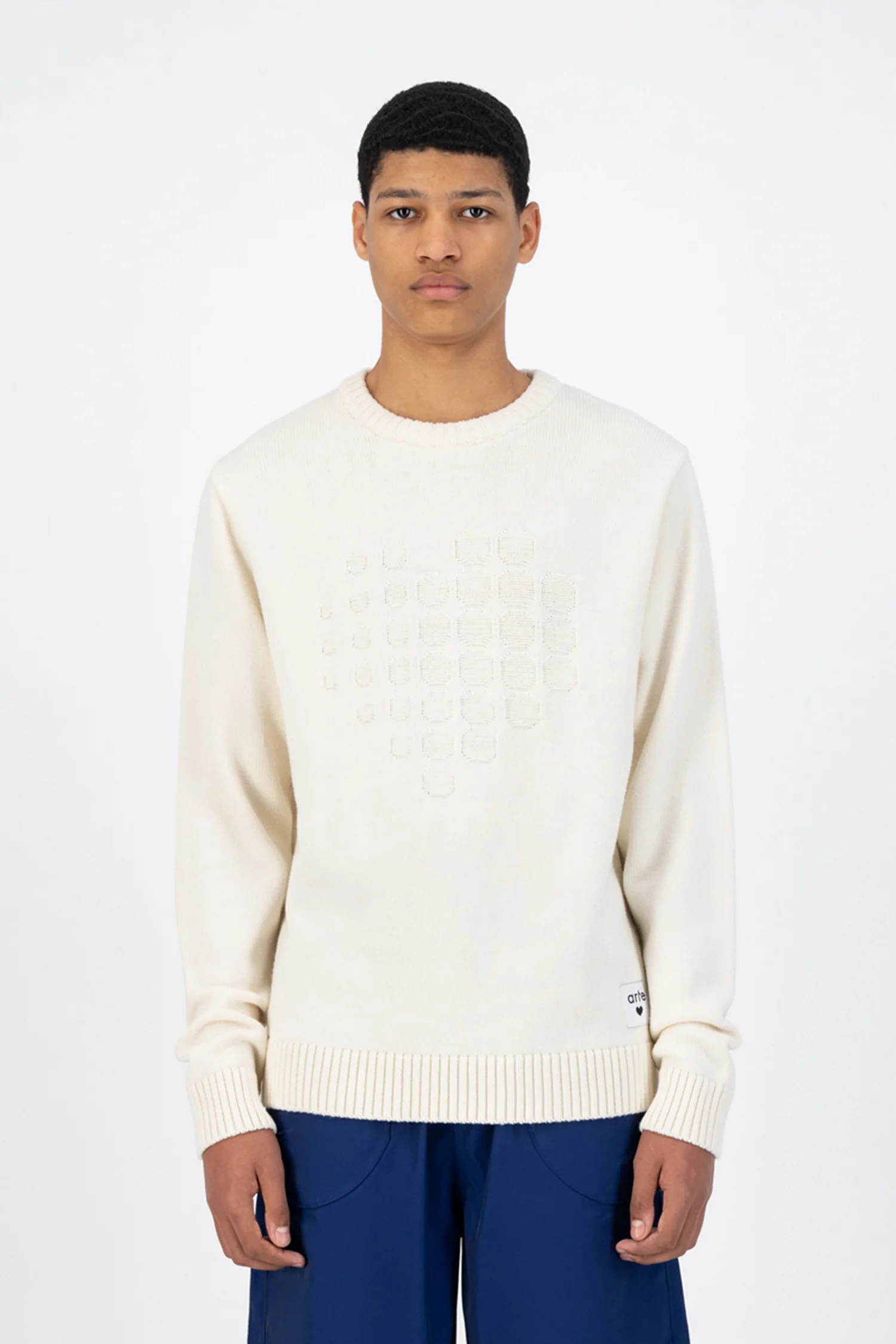 Tricot de cœur Kewo - Crème - Image 2