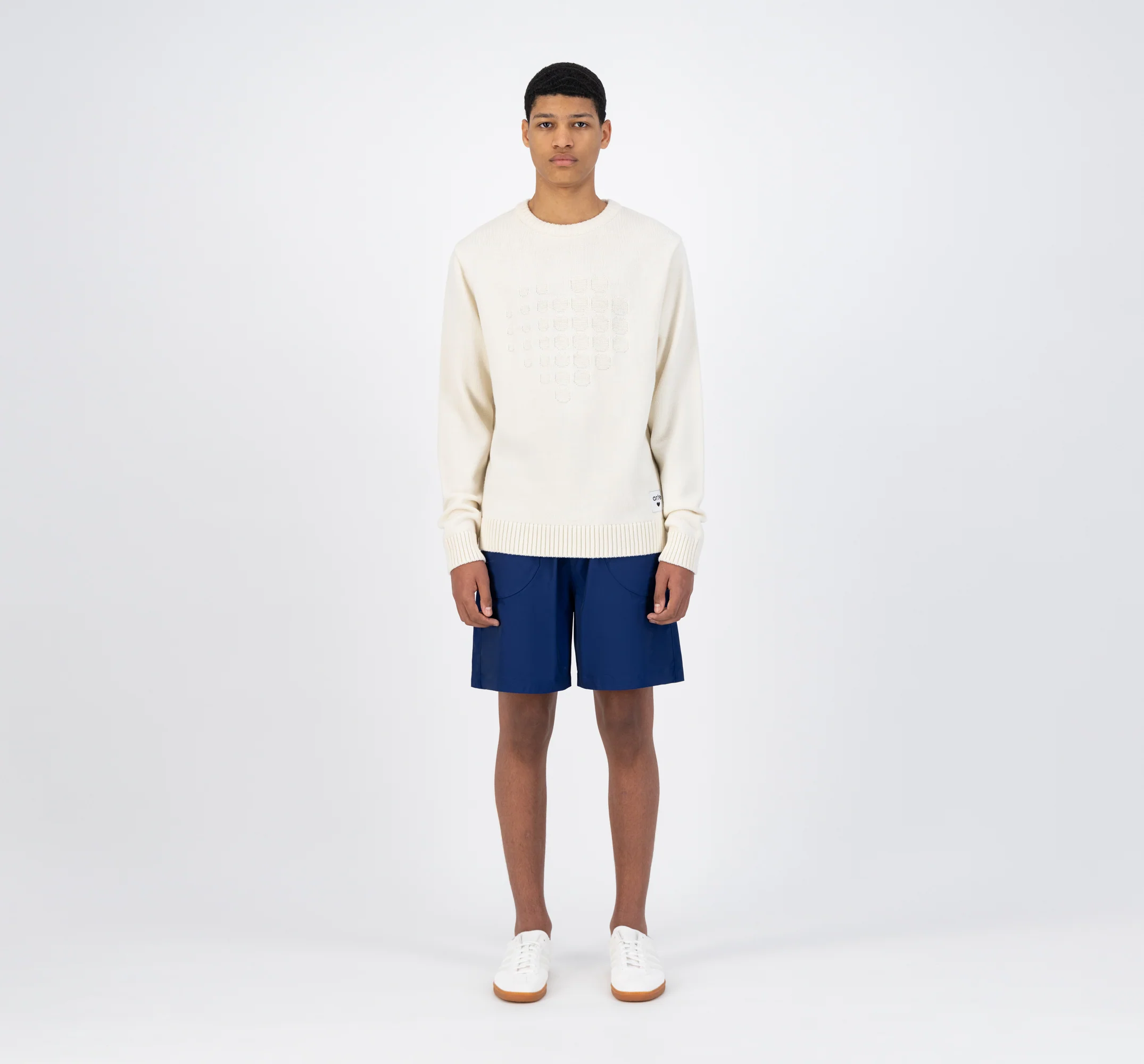 Tricot de cœur Kewo - Crème - Image 4