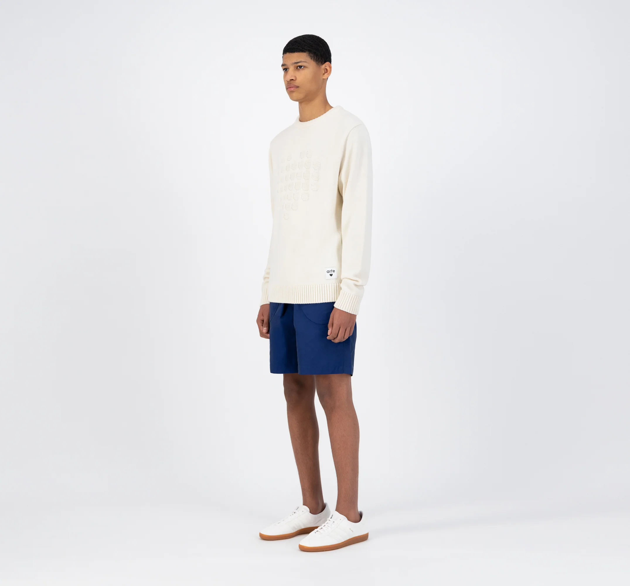 Tricot de cœur Kewo - Crème - Image 5