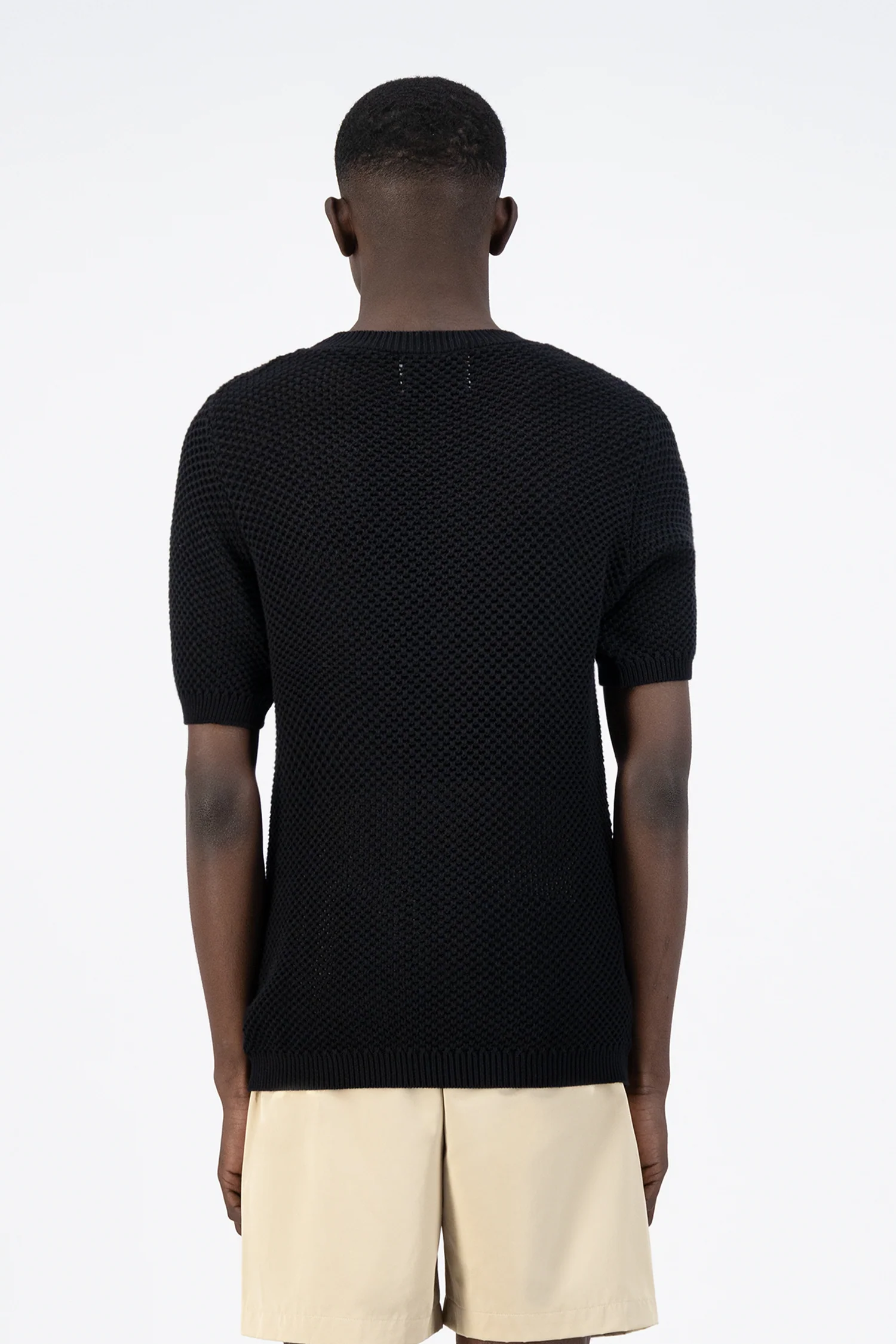 T-shirt en maille Kiewic - Noir - Image 3