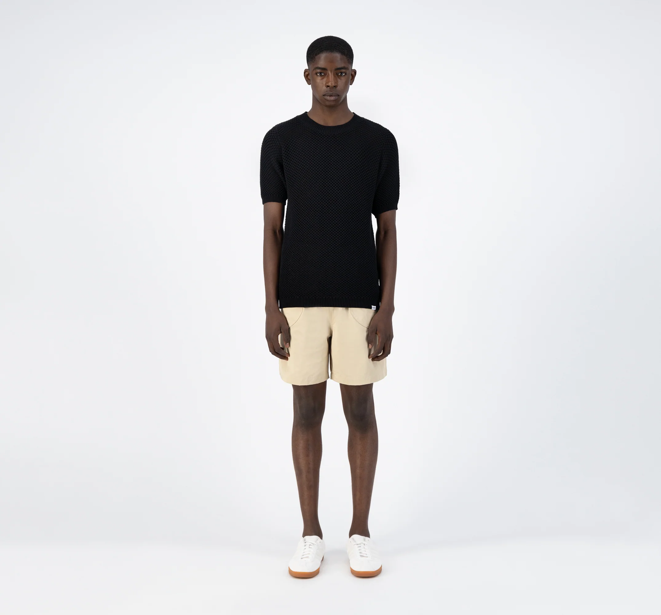 T-shirt en maille Kiewic - Noir - Image 4