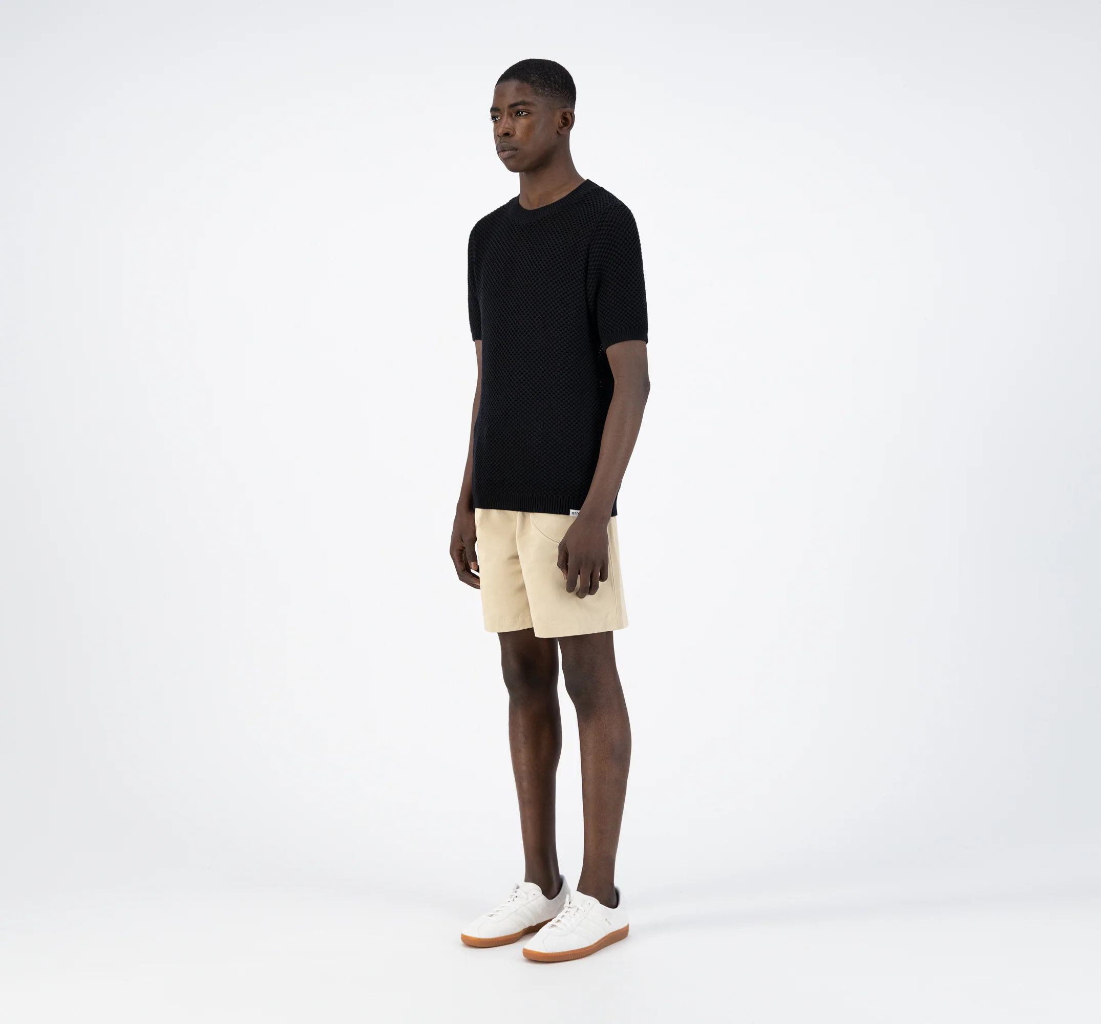 T-shirt en maille Kiewic - Noir - Image 6