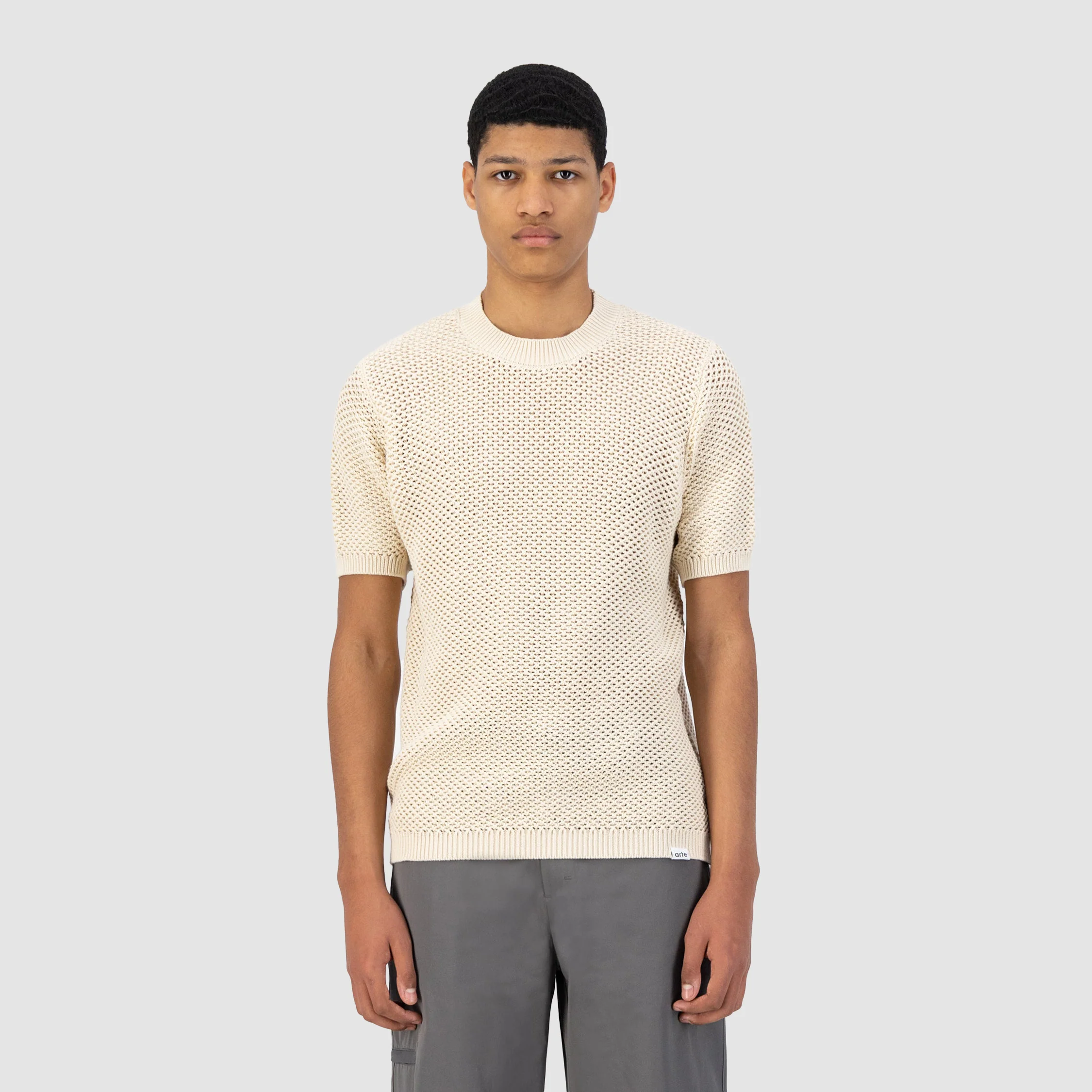 T-shirt en maille Kiewic - Crème