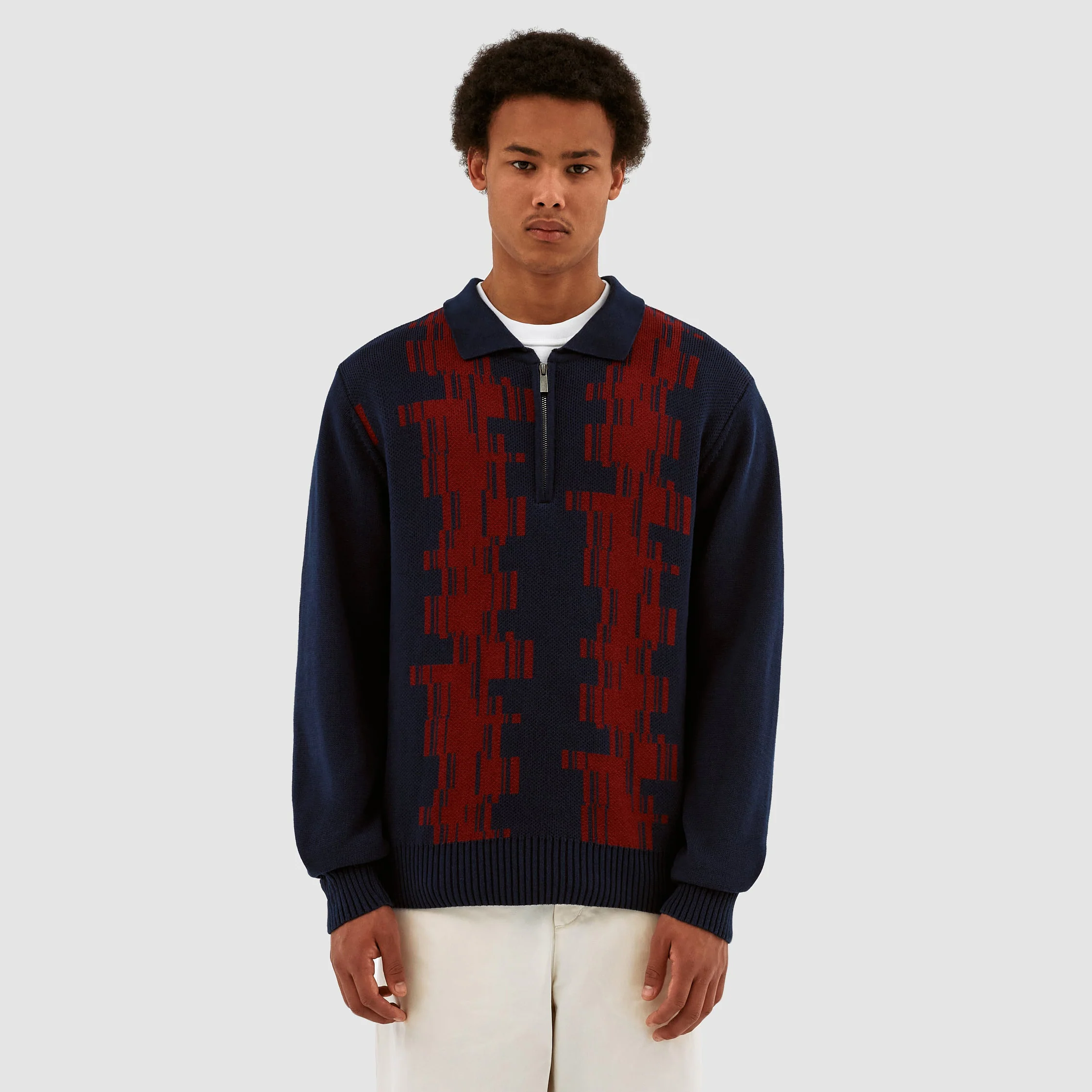 Polo Tertis Know - Marine/Bordeaux