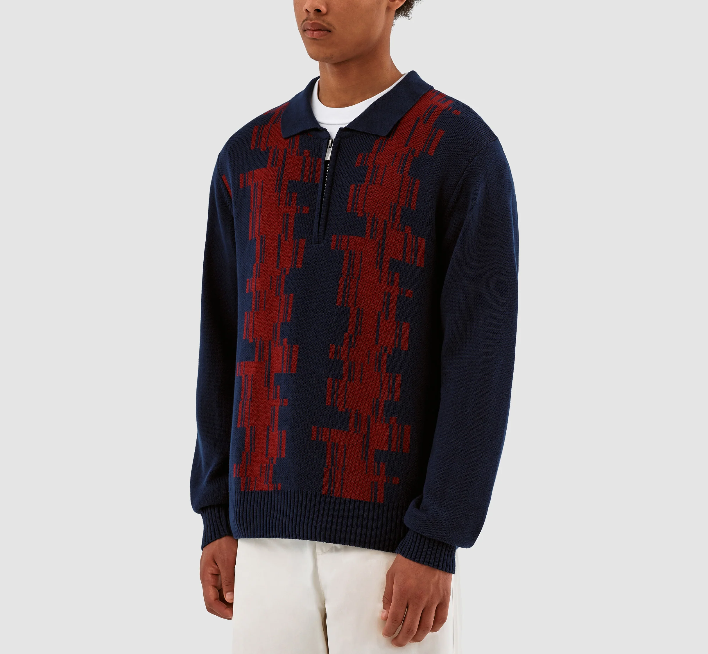 Polo Tertis Know - Marine/Bordeaux - Image 4