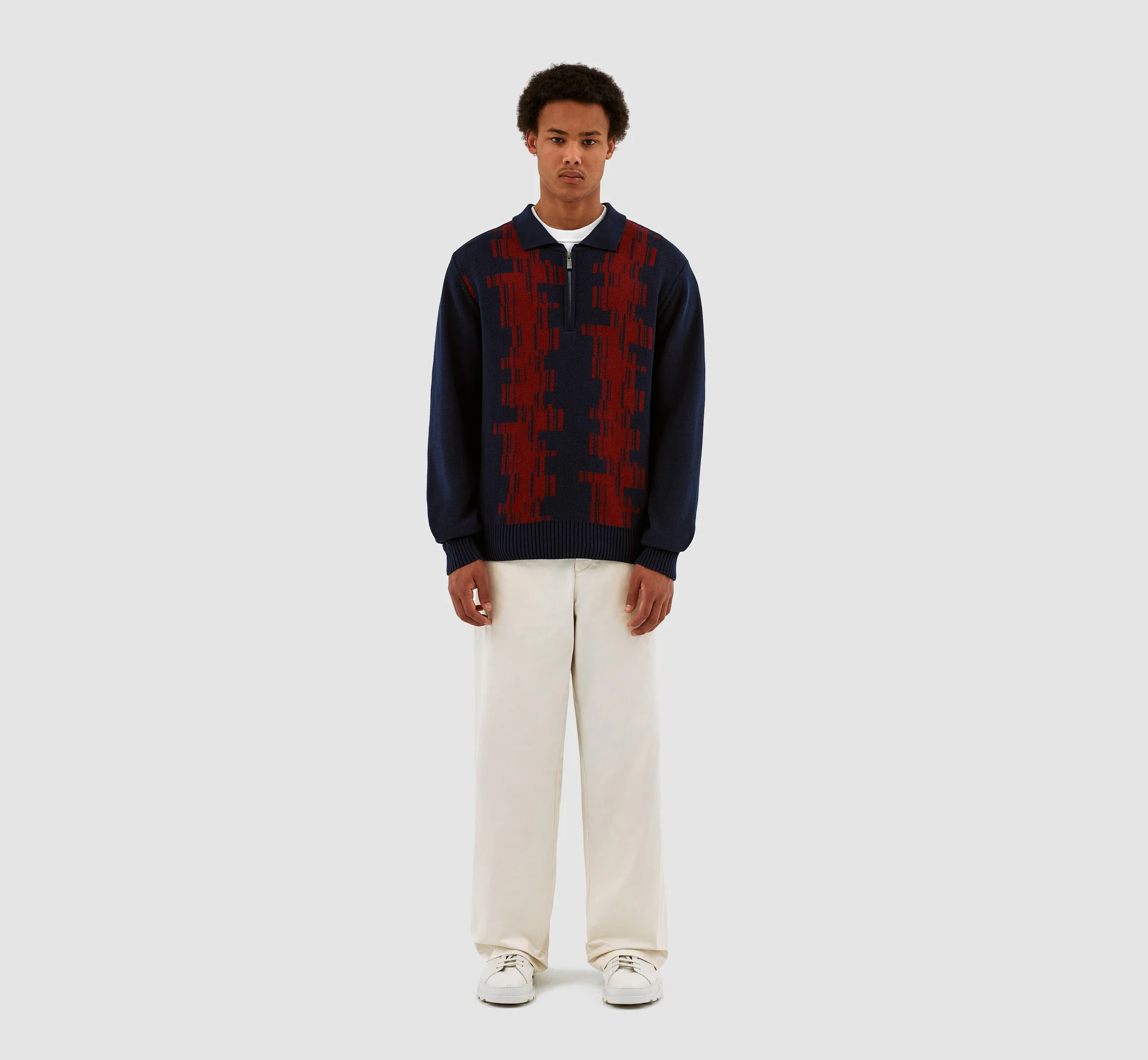 Polo Tertis Know - Marine/Bordeaux - Image 5