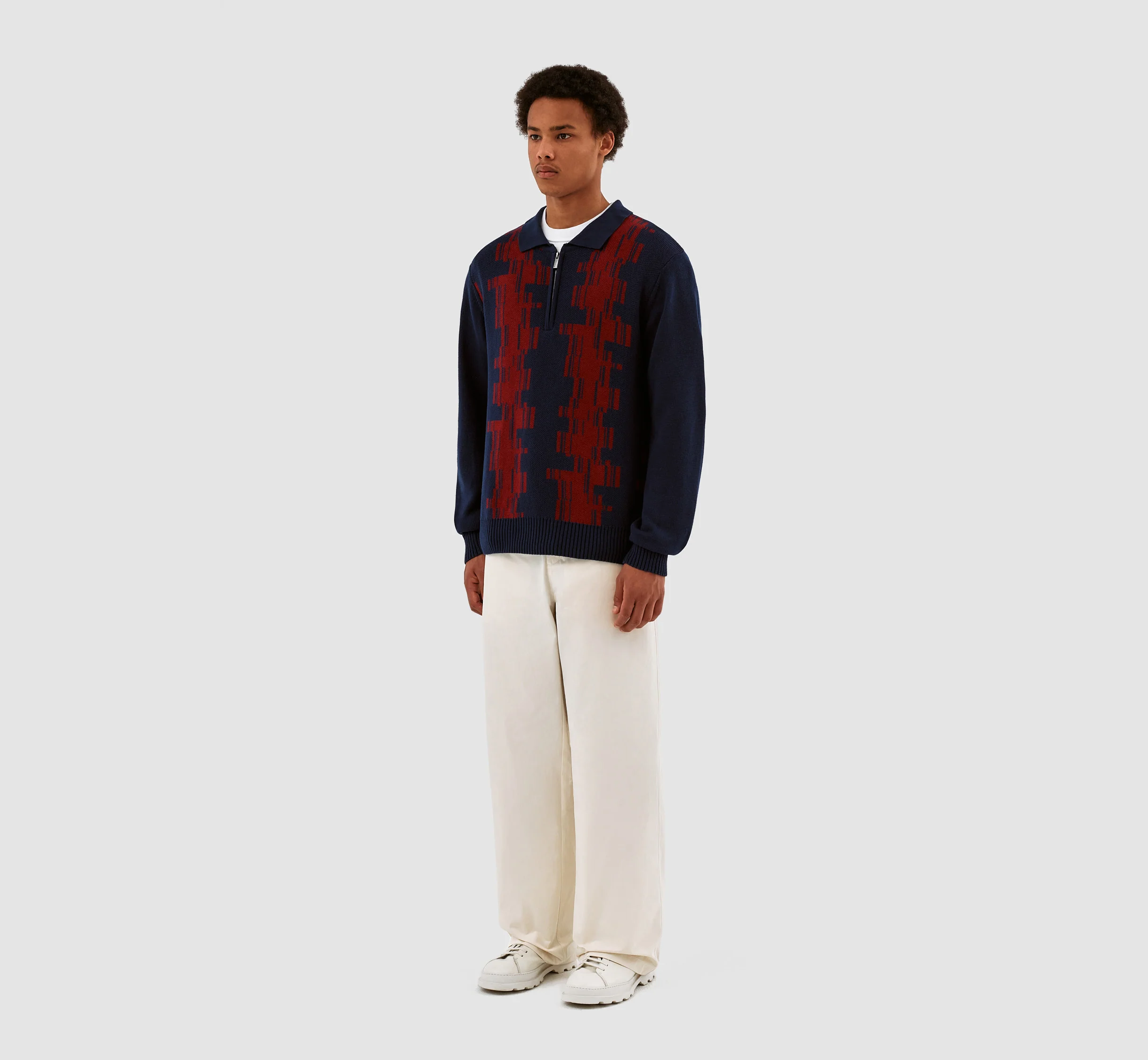 Polo Tertis Know - Marine/Bordeaux - Image 6