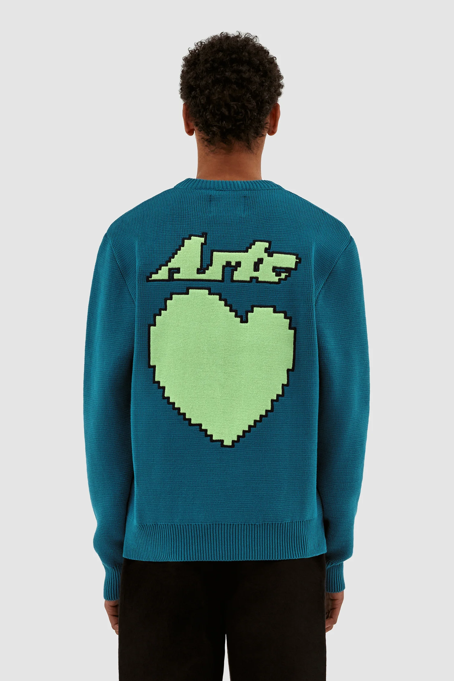 Pull Kobe Back Heart - Bleu pétrole - Image 2