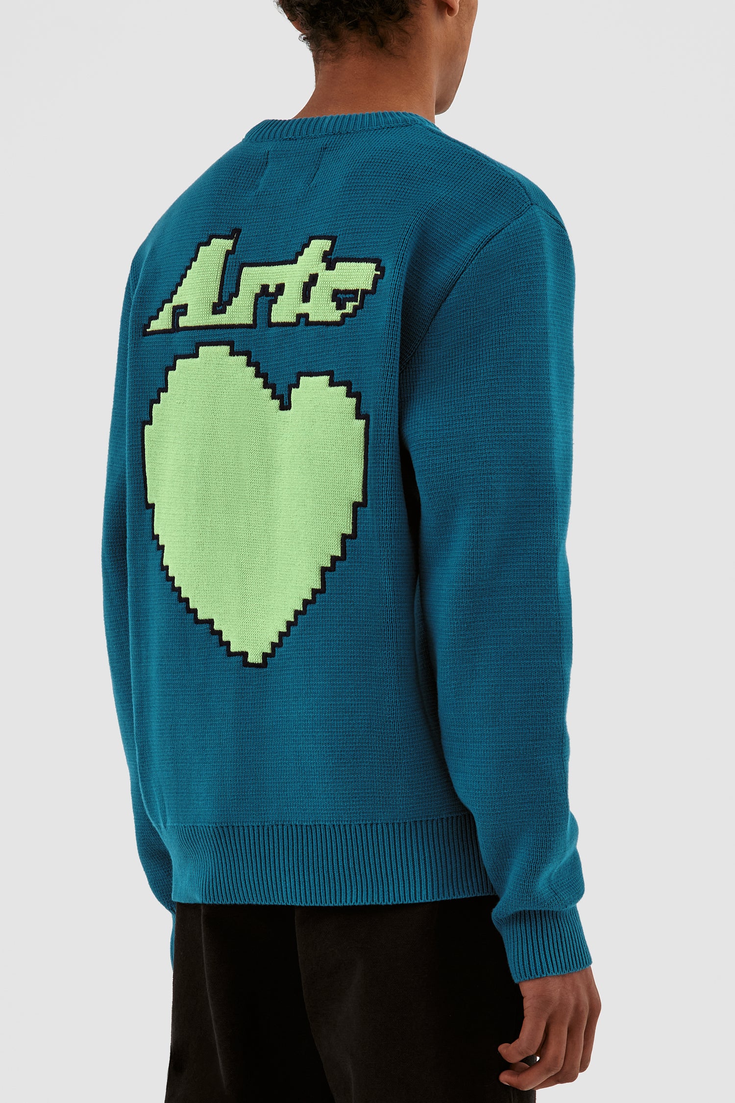 Pull Kobe Back Heart - Bleu pétrole - Image 4