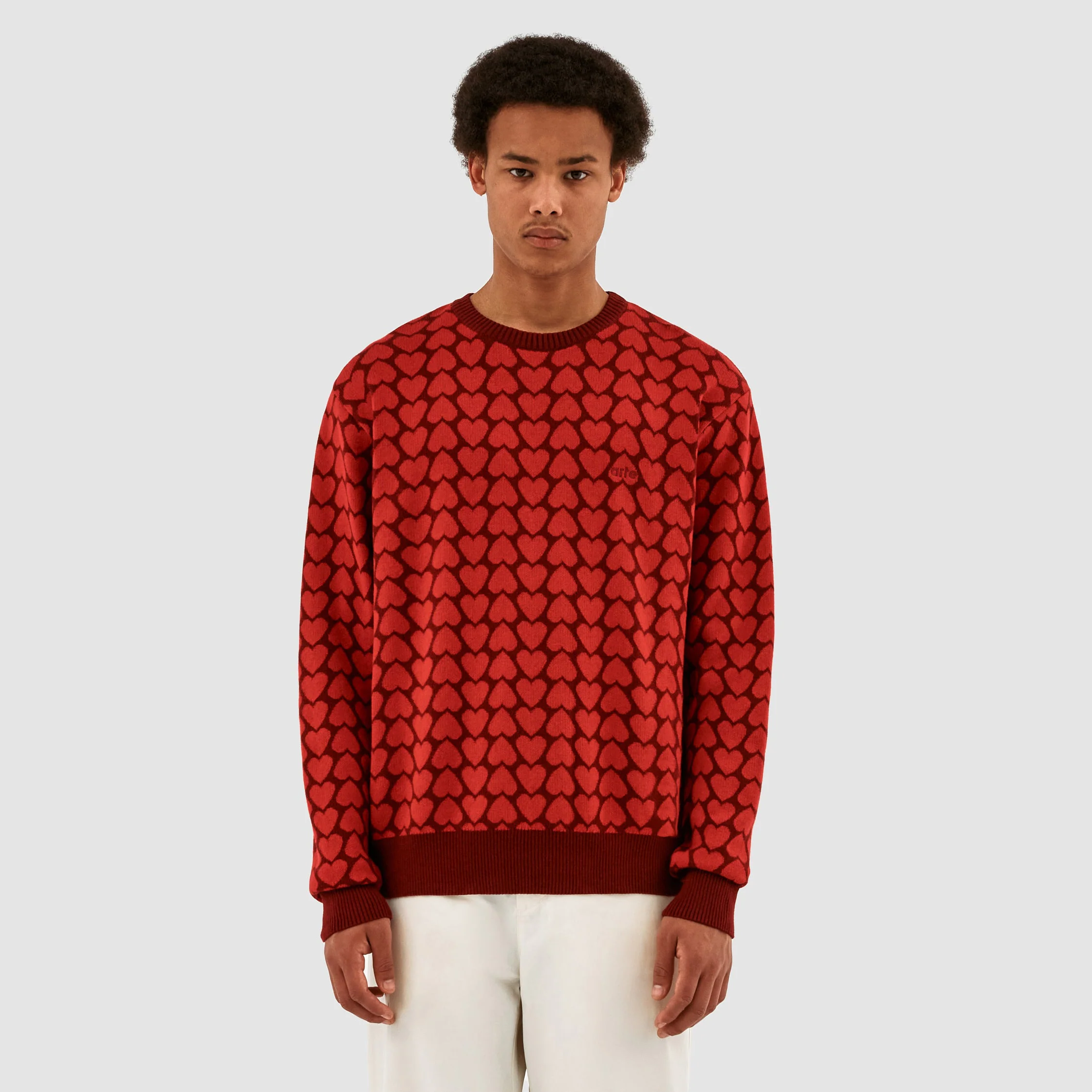Pull Kobe Heart - Rouge/Bordeaux