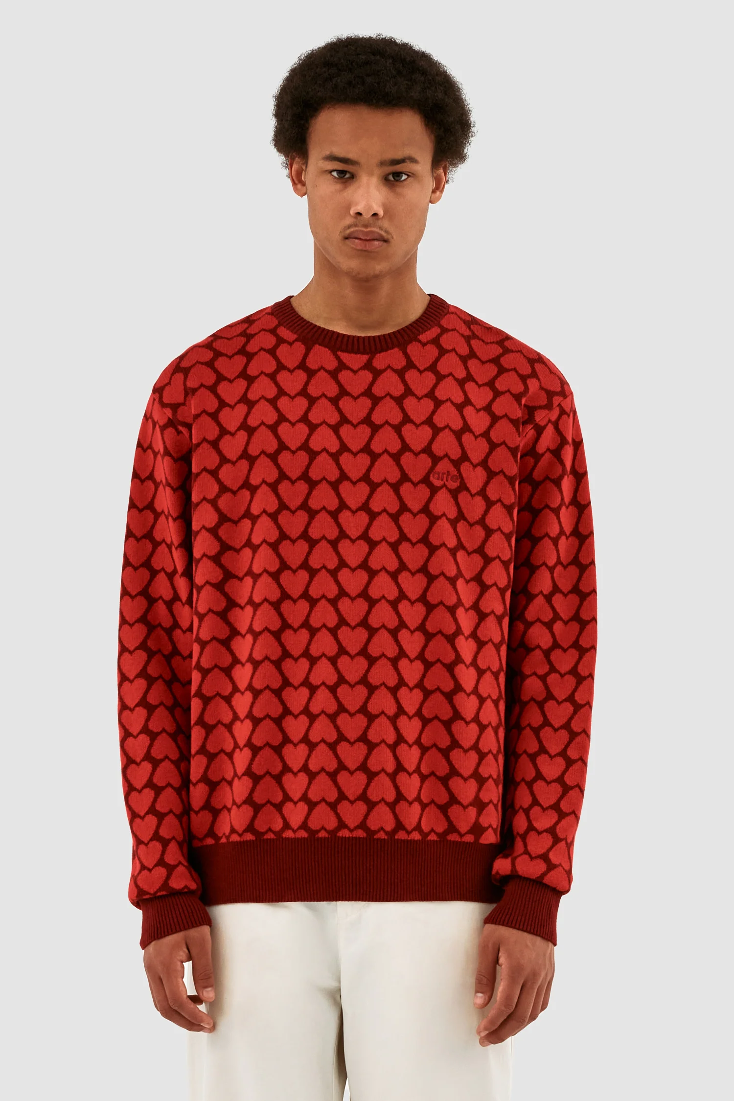 Pull Kobe Heart - Rouge/Bordeaux - Image 2