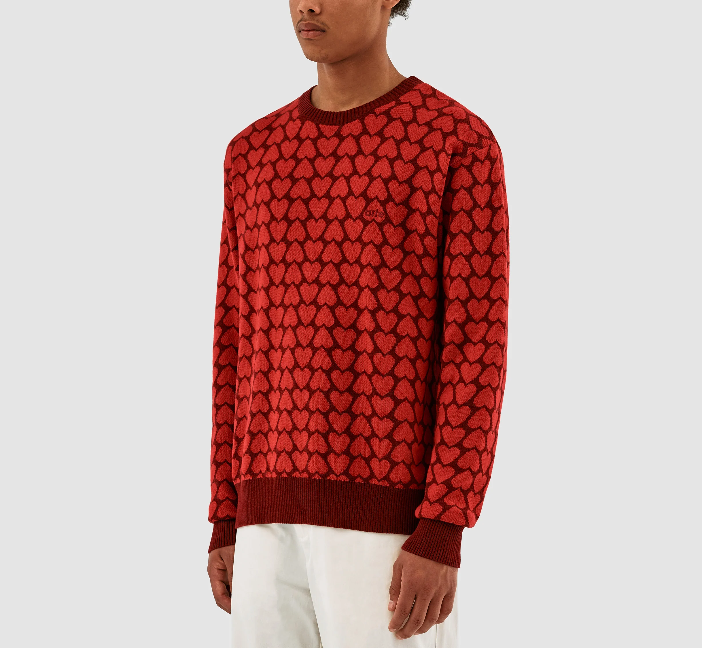 Pull Kobe Heart - Rouge/Bordeaux - Image 4