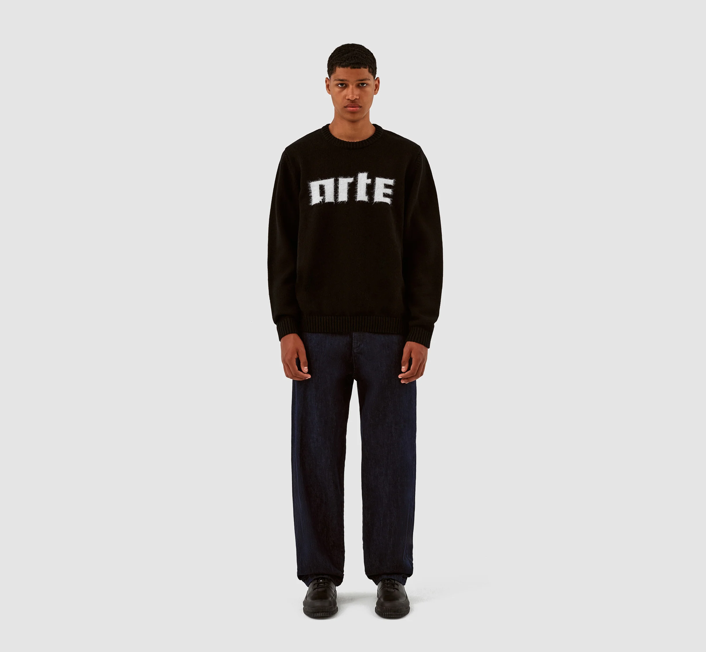 Pull en maille avec logo Kobe - Noir - Image 5