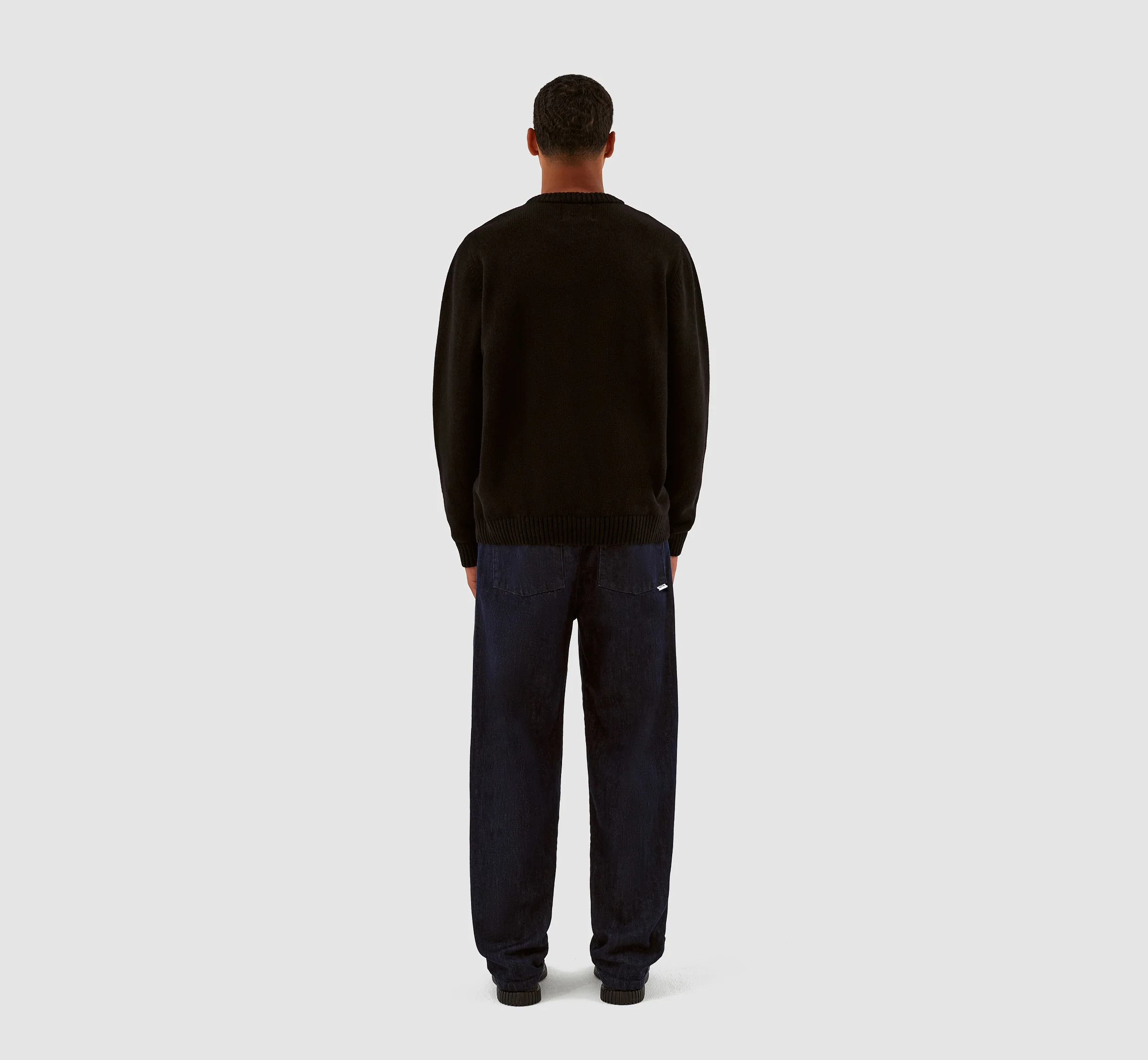 Pull en maille avec logo Kobe - Noir - Image 7