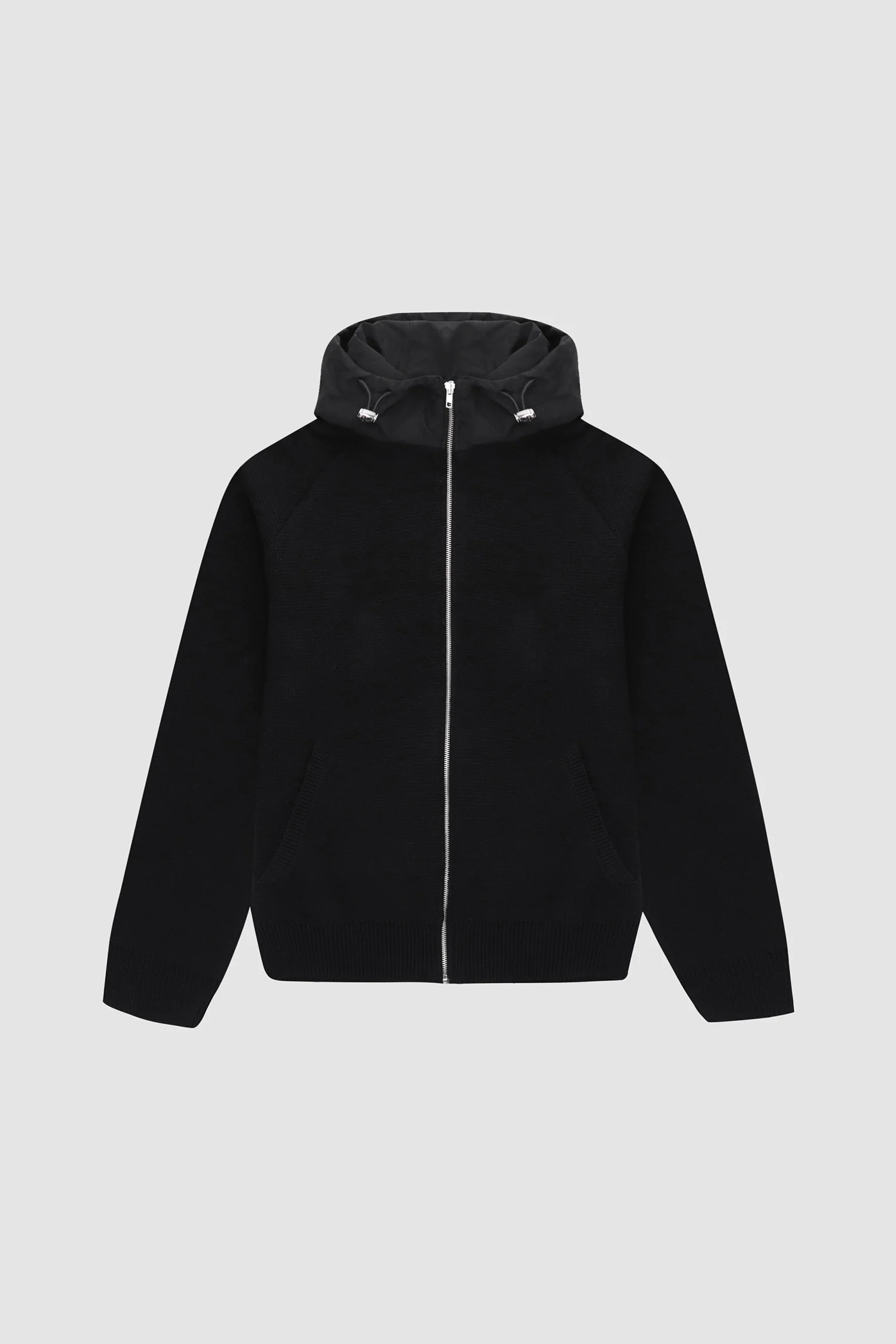 Sweat à capuche en maille Kole - Noir - Image 8