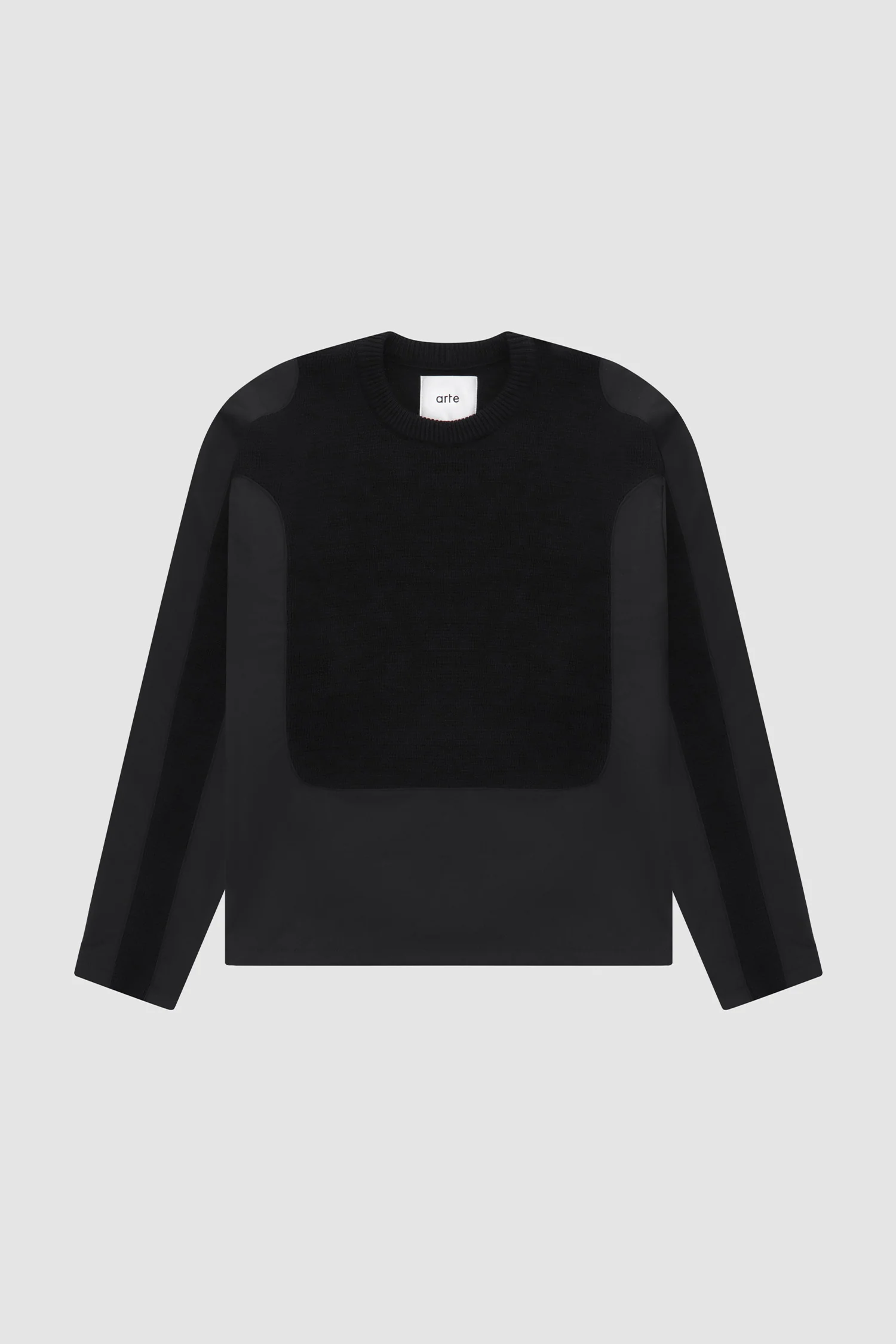 Pull Kris contrasté - Noir - Image 8