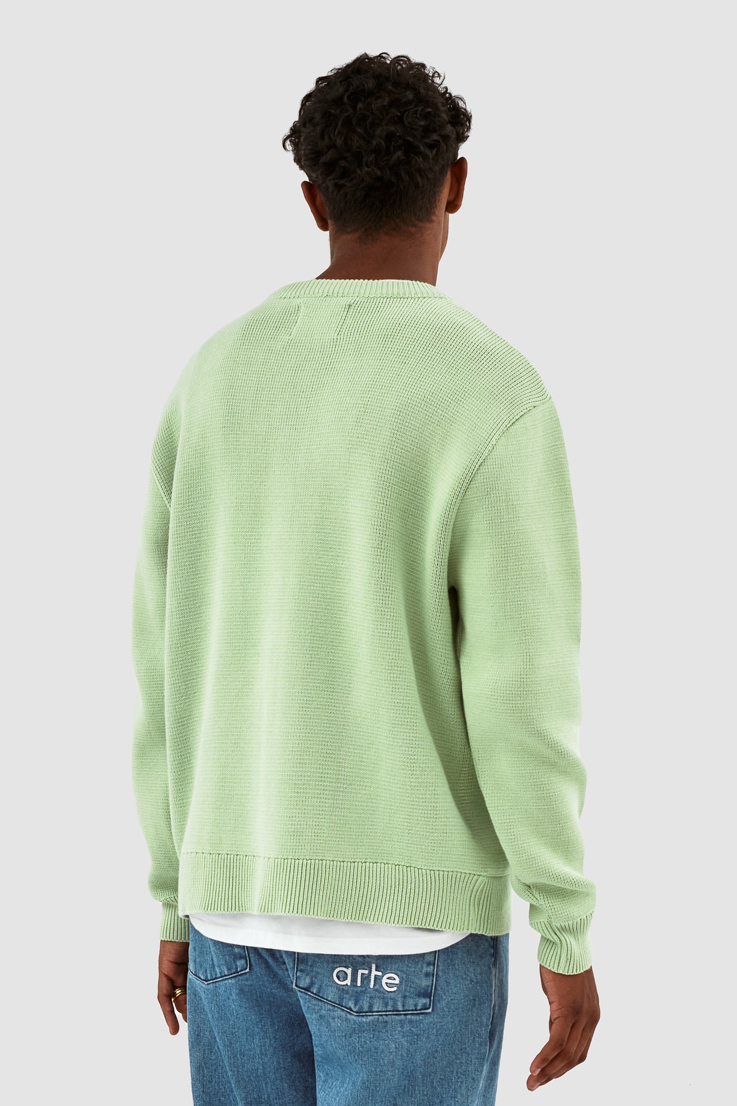 Pull à logo Kris - Vert clair - Image 3