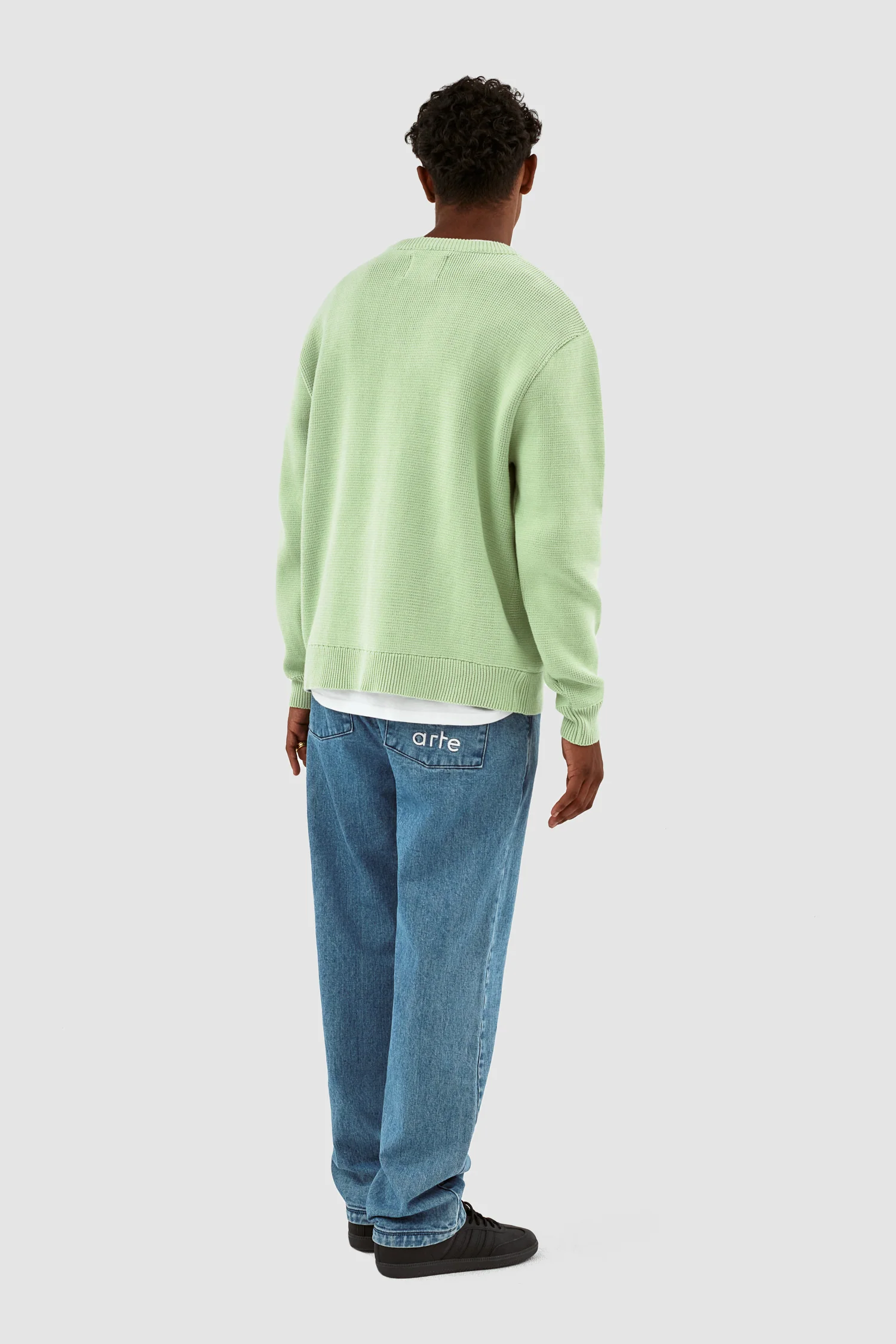Pull à logo Kris - Vert clair - Image 5