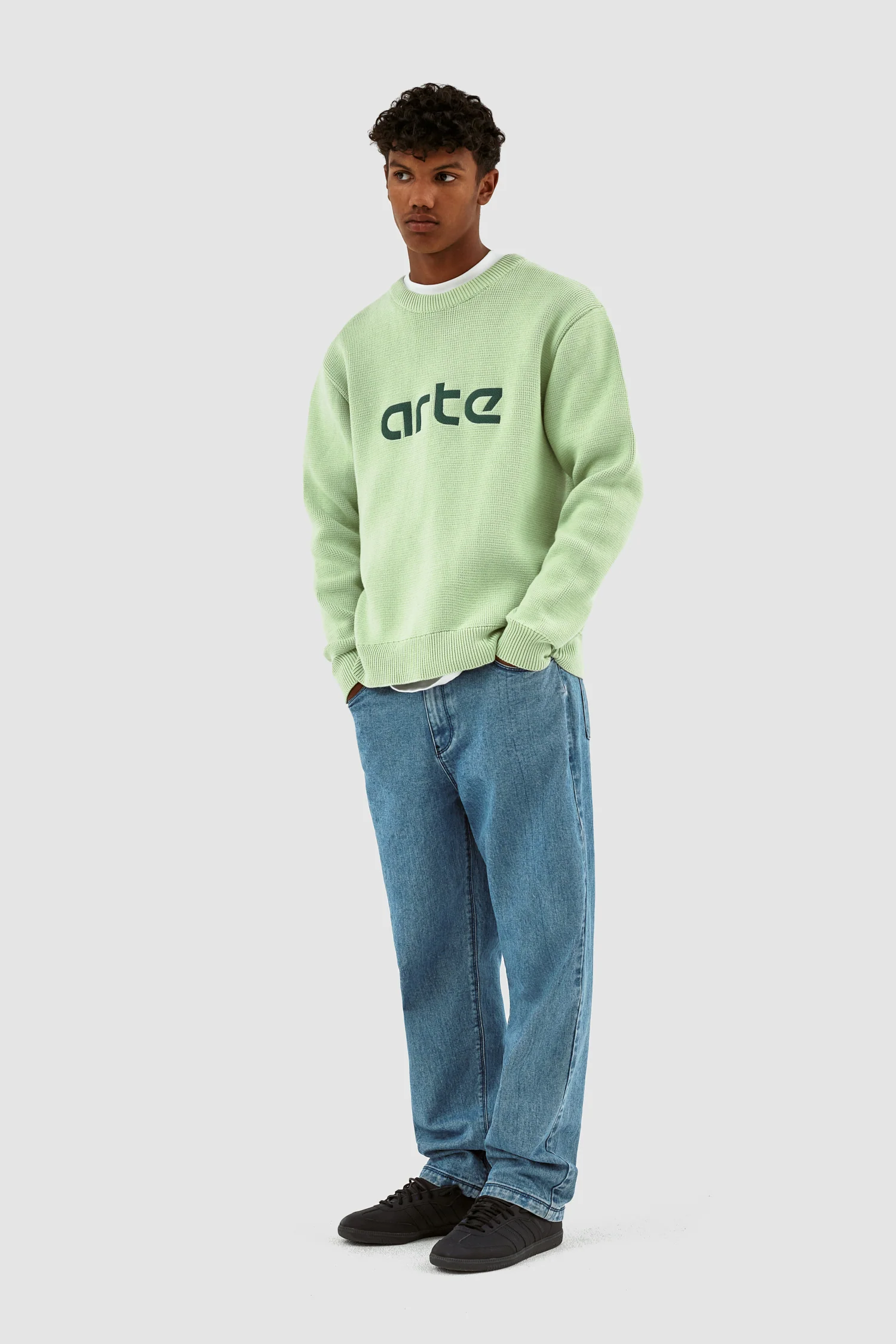 Pull à logo Kris - Vert clair - Image 6