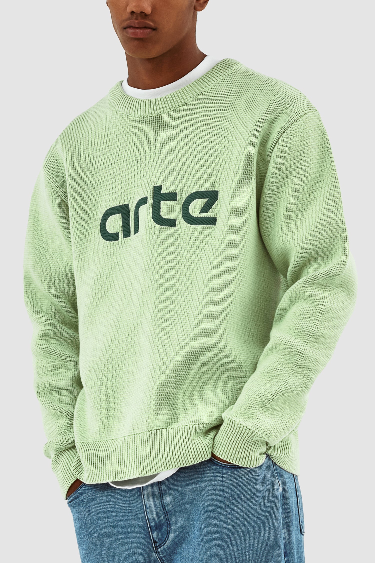 Pull à logo Kris - Vert clair - Image 7