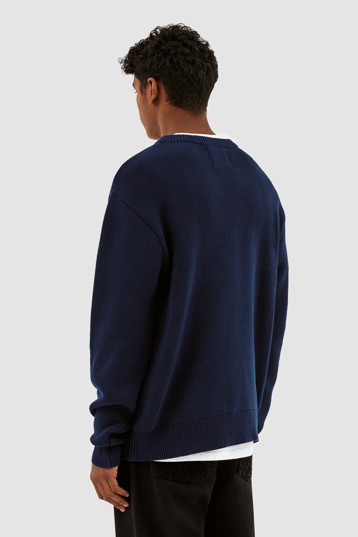 Pull à logo Kris - Marine - Image 3