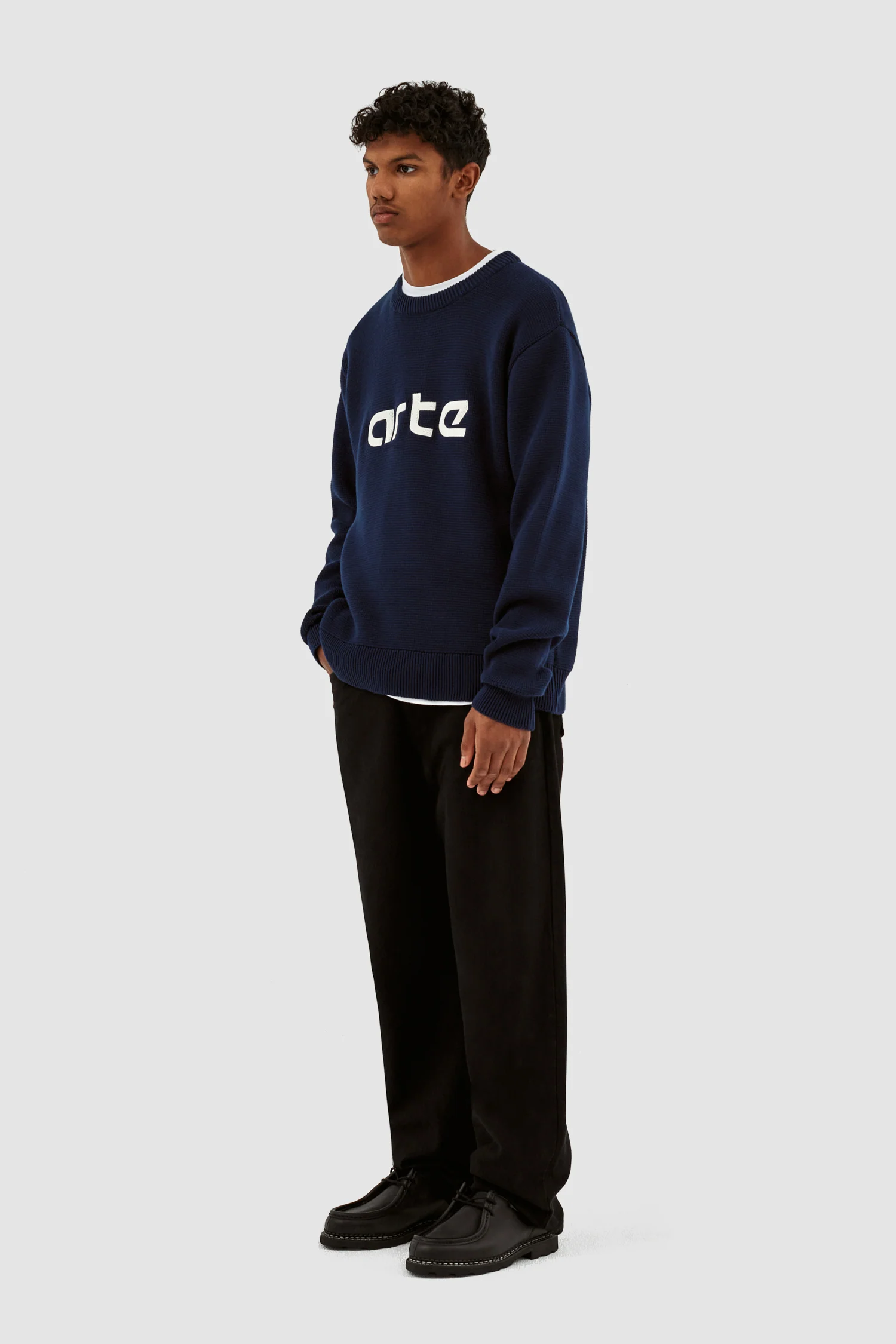 Pull à logo Kris - Marine - Image 6