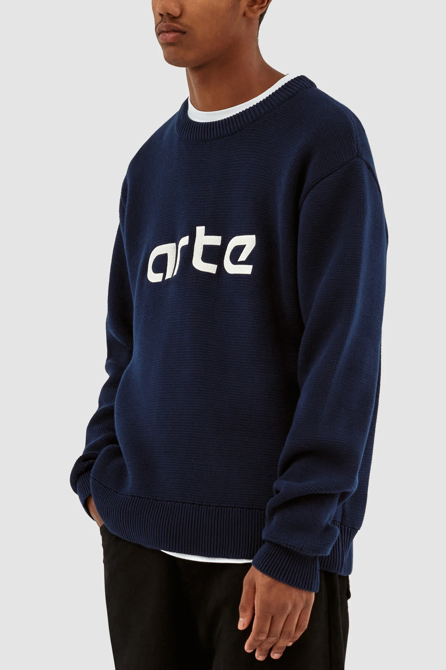 Pull à logo Kris - Marine - Image 7