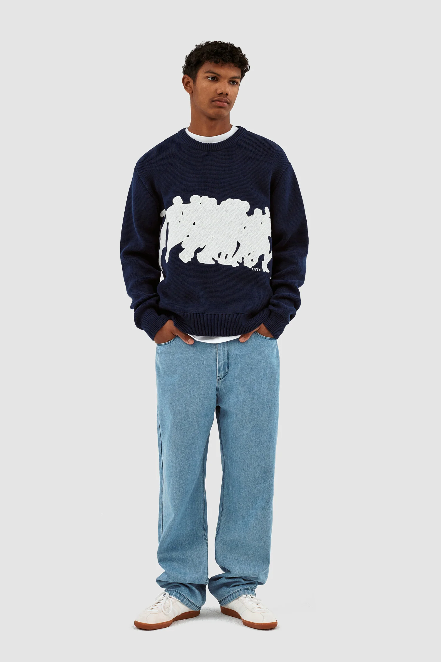 Tapis de course Kris Multi - Navy - Image 4