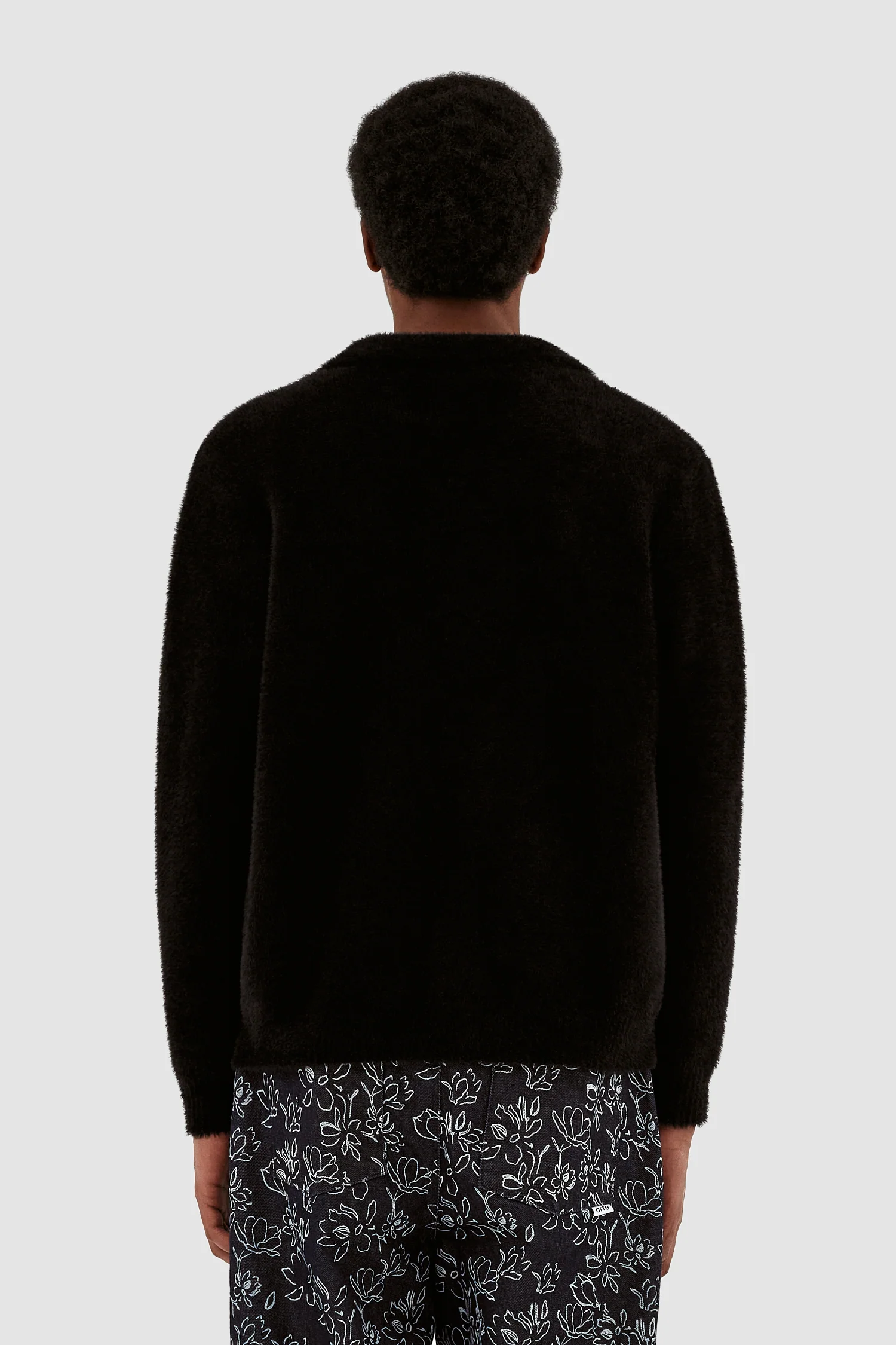 Cardigan Kyle Fluffy - Noir - Image 3