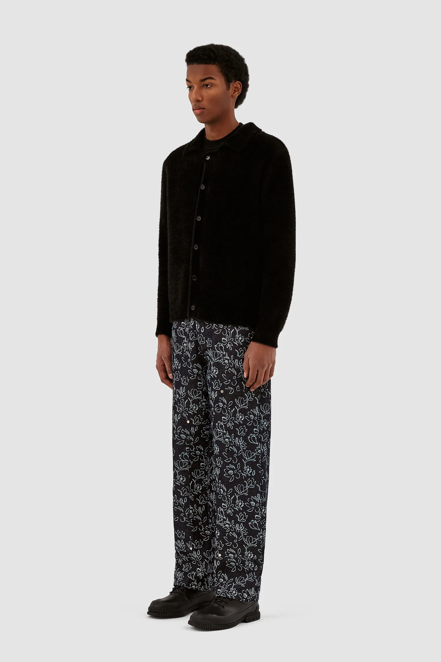 Cardigan Kyle Fluffy - Noir - Image 5