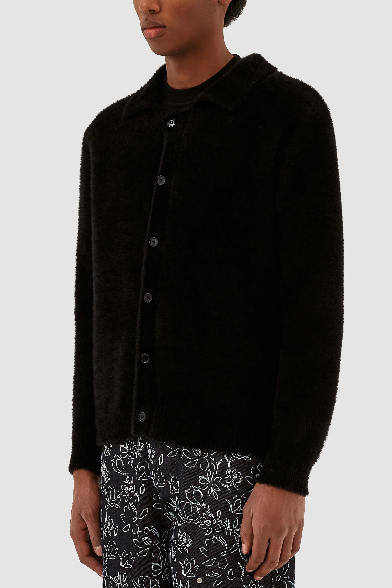 Cardigan Kyle Fluffy - Noir - Image 7