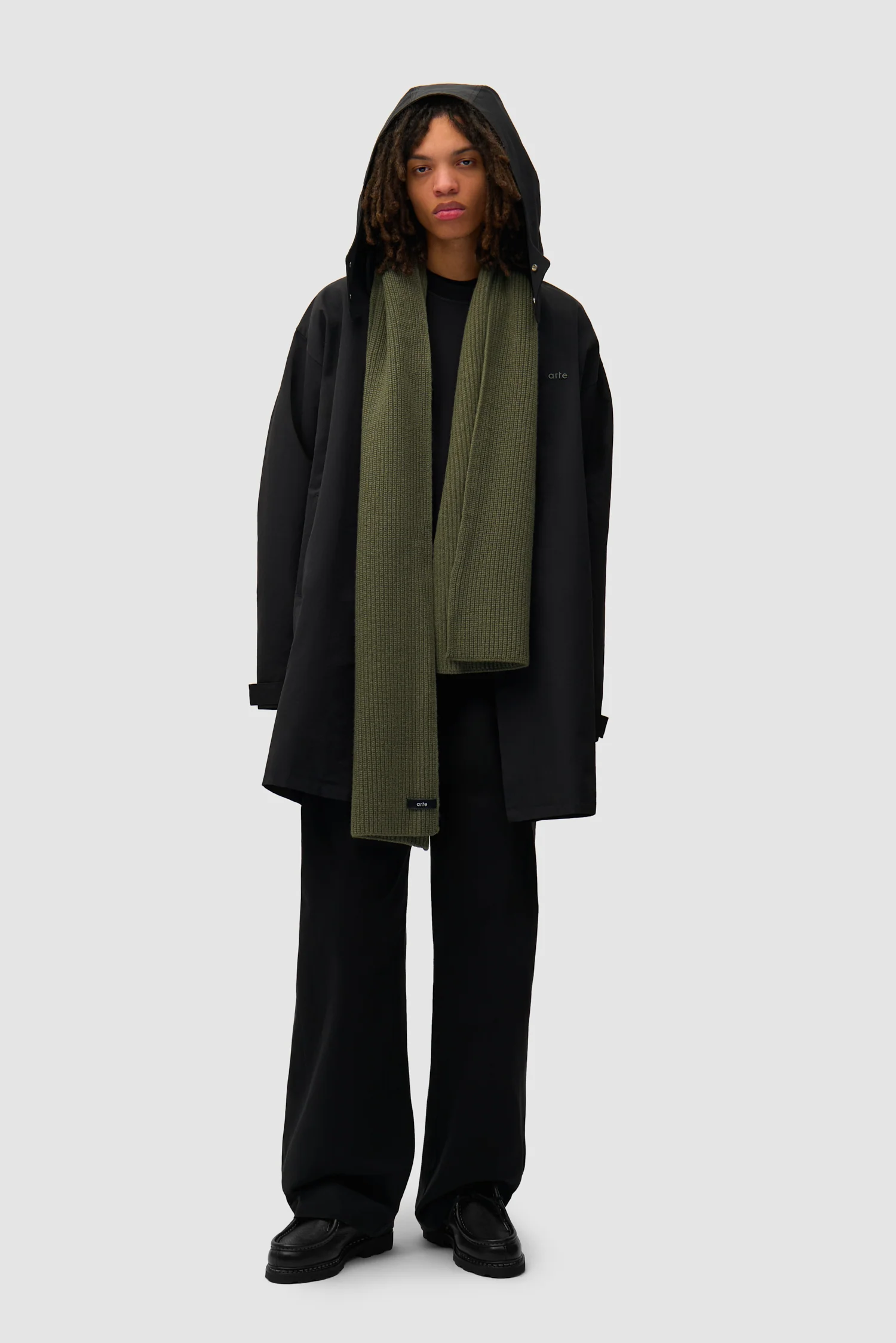 Echarpe Label - Vert foncé - Image 3