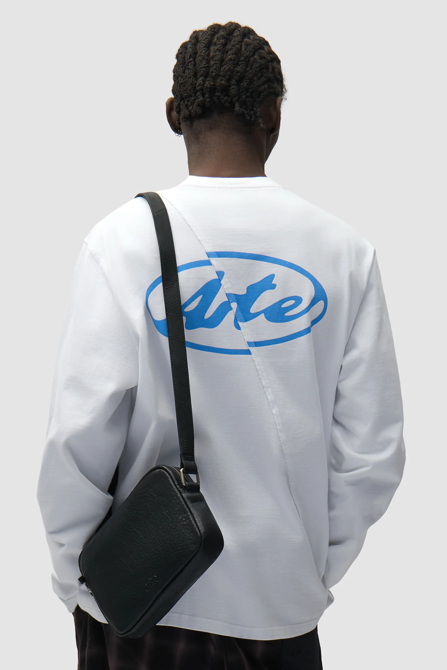 Sac Baka en cuir - Noir - Image 3