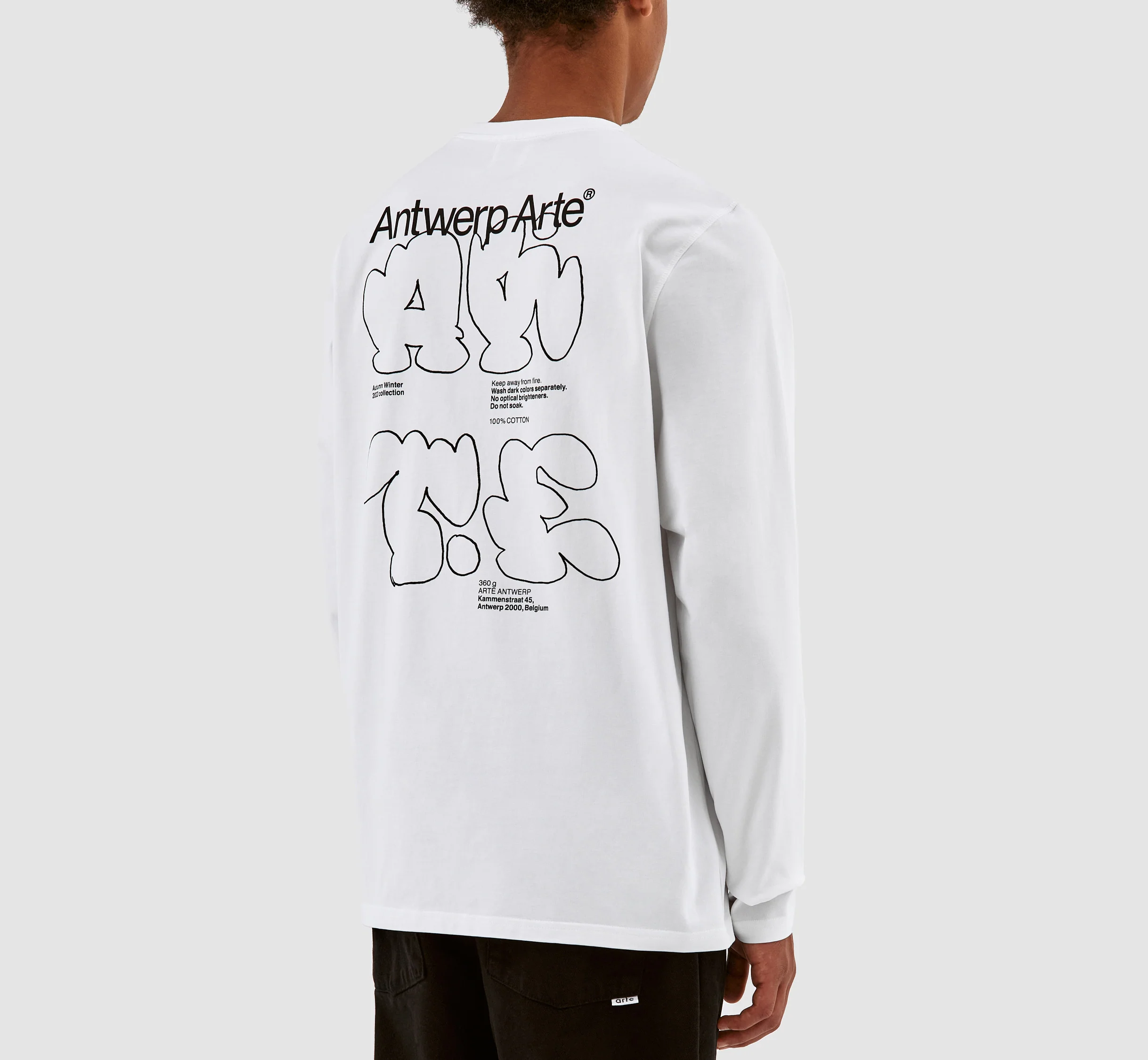 Manches longues Lee Back Tag - Blanc - Image 6
