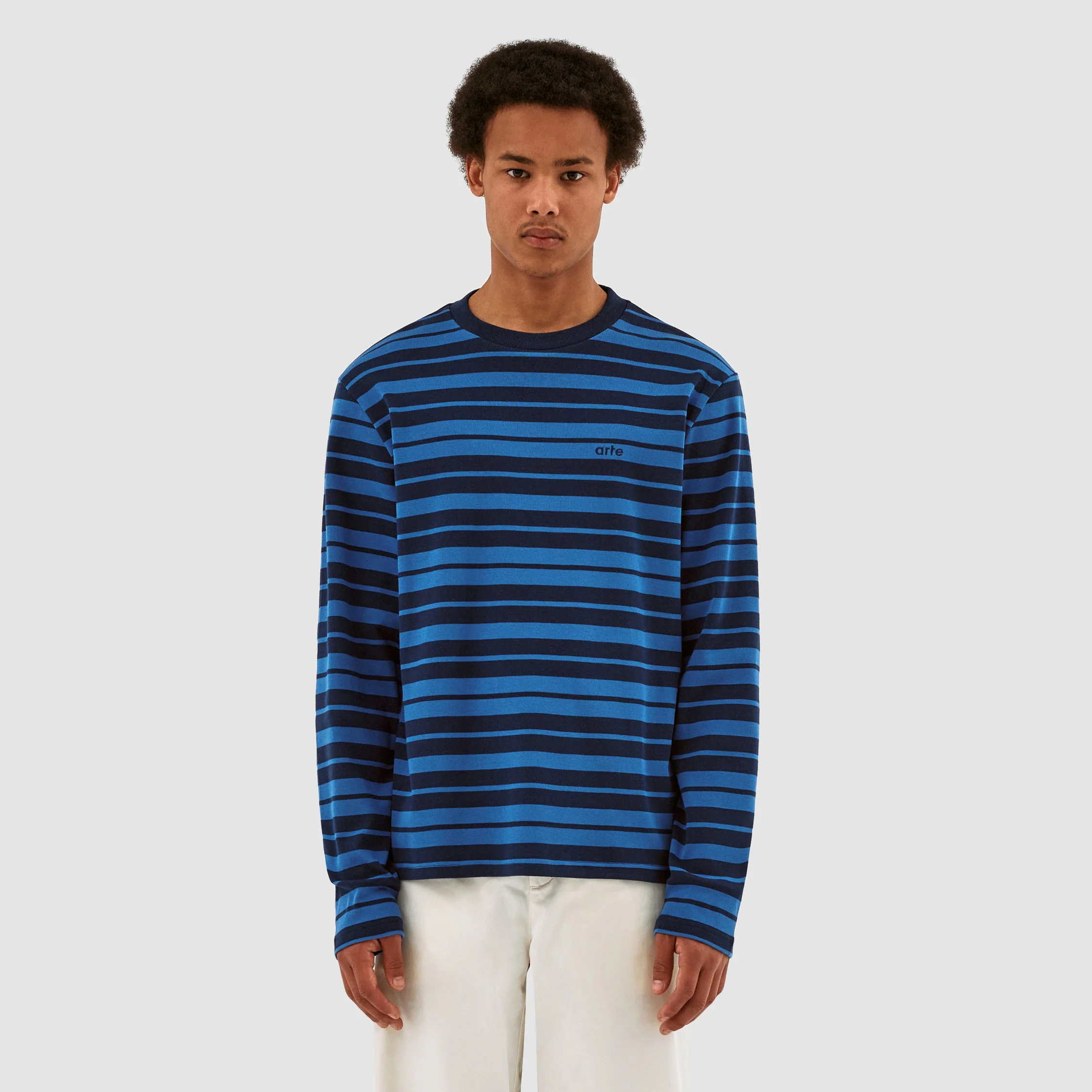 Lee Stripes Longsleeve - Bleu