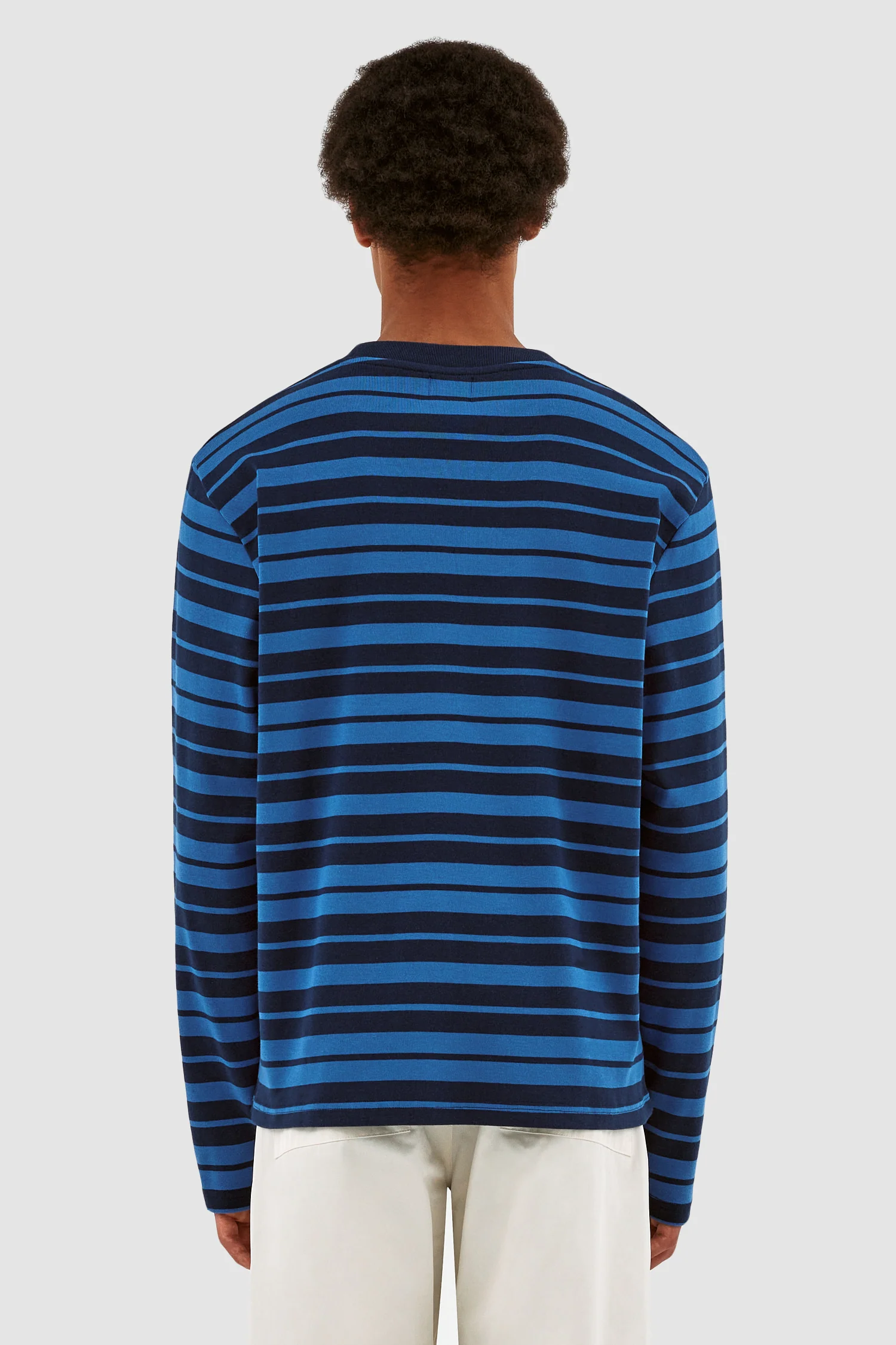 Lee Stripes Longsleeve - Bleu - Image 3