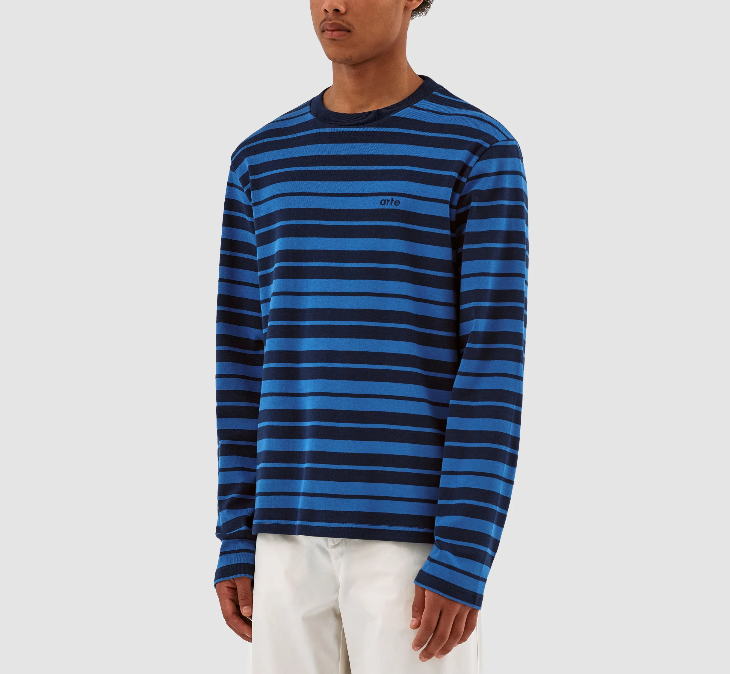 Lee Stripes Longsleeve - Bleu - Image 4