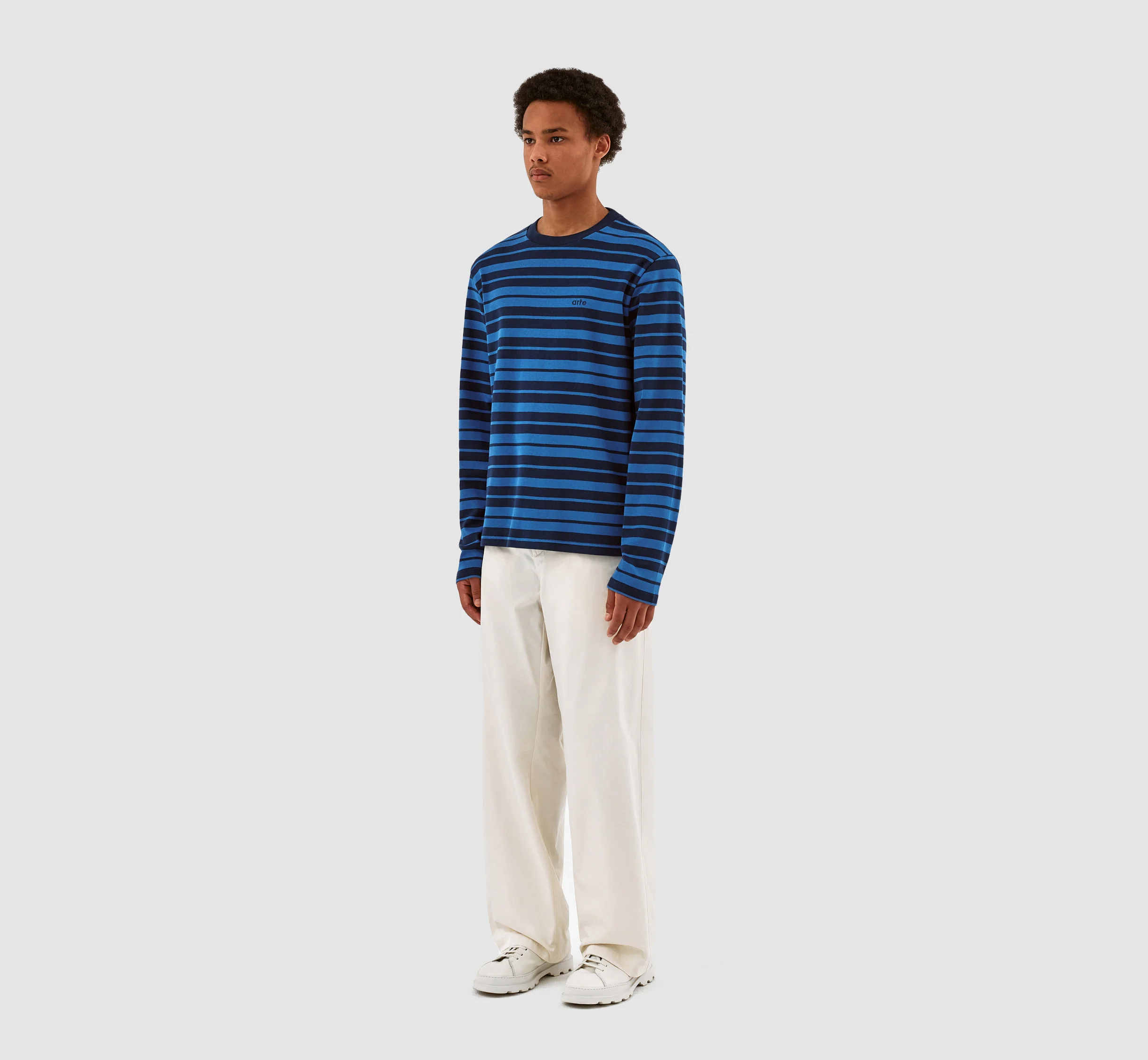 Lee Stripes Longsleeve - Bleu - Image 6