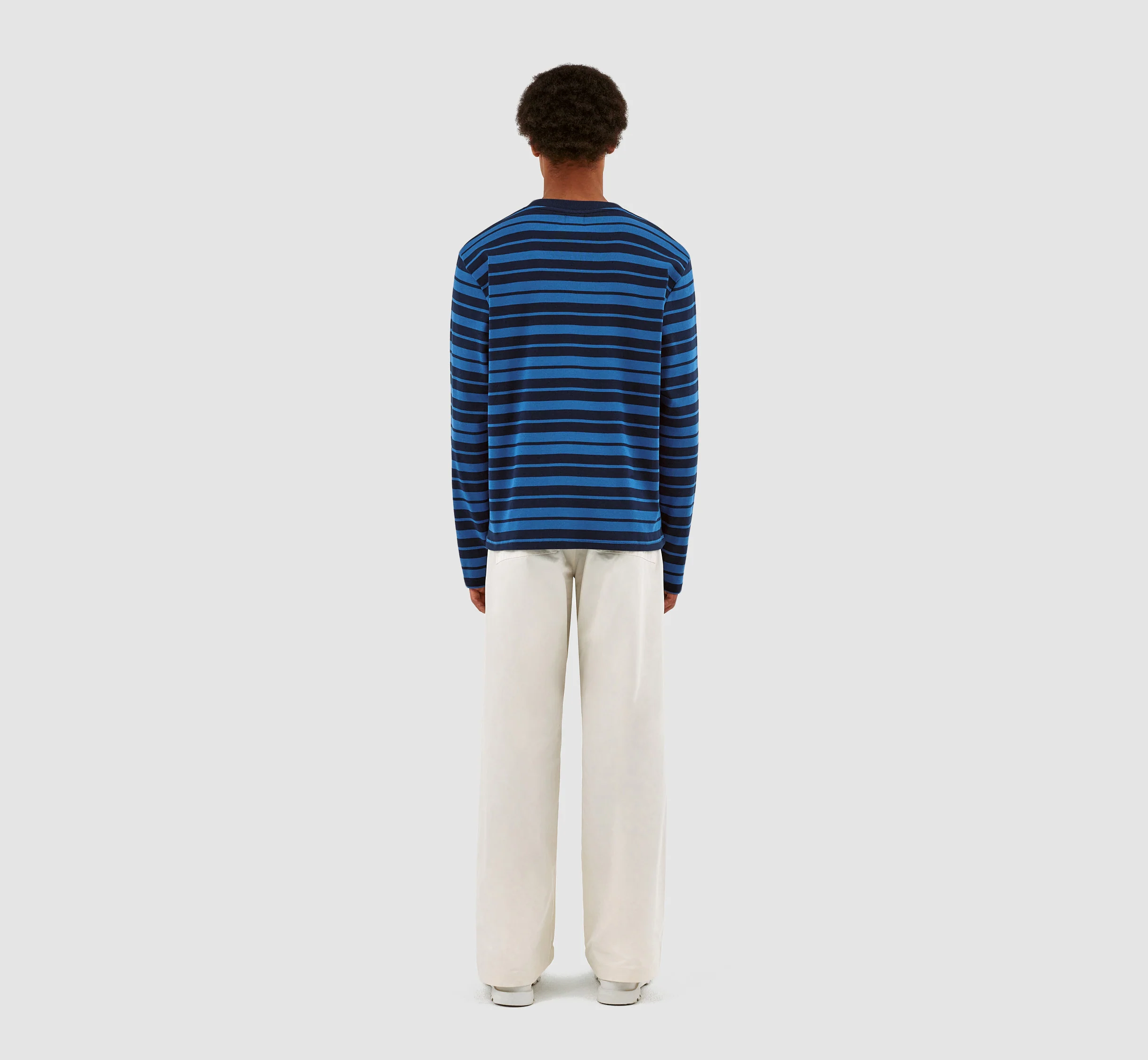 Lee Stripes Longsleeve - Bleu - Image 7