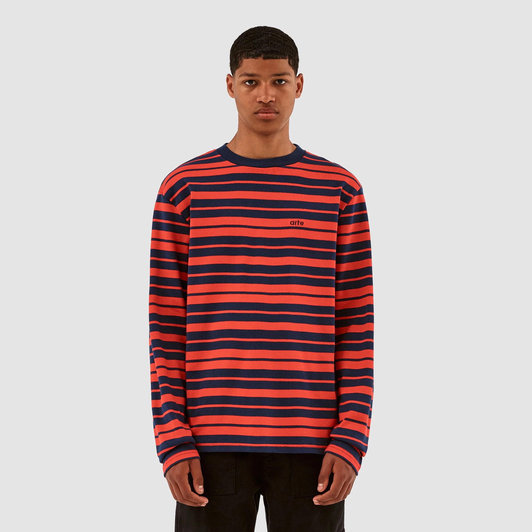 Lee Stripes Longsleeve - Navy/Red