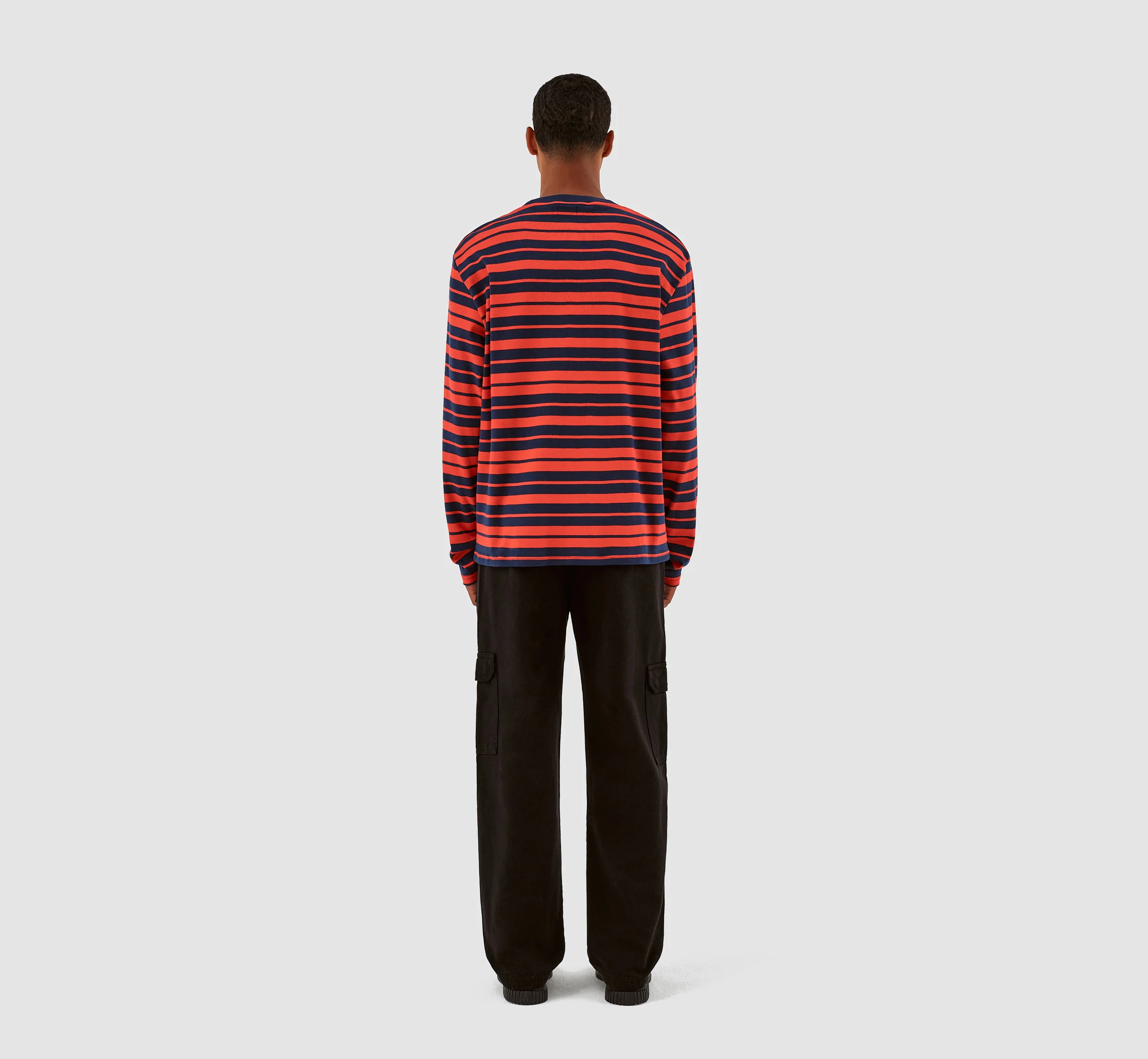 Lee Stripes Longsleeve - Navy/Red - Image 7