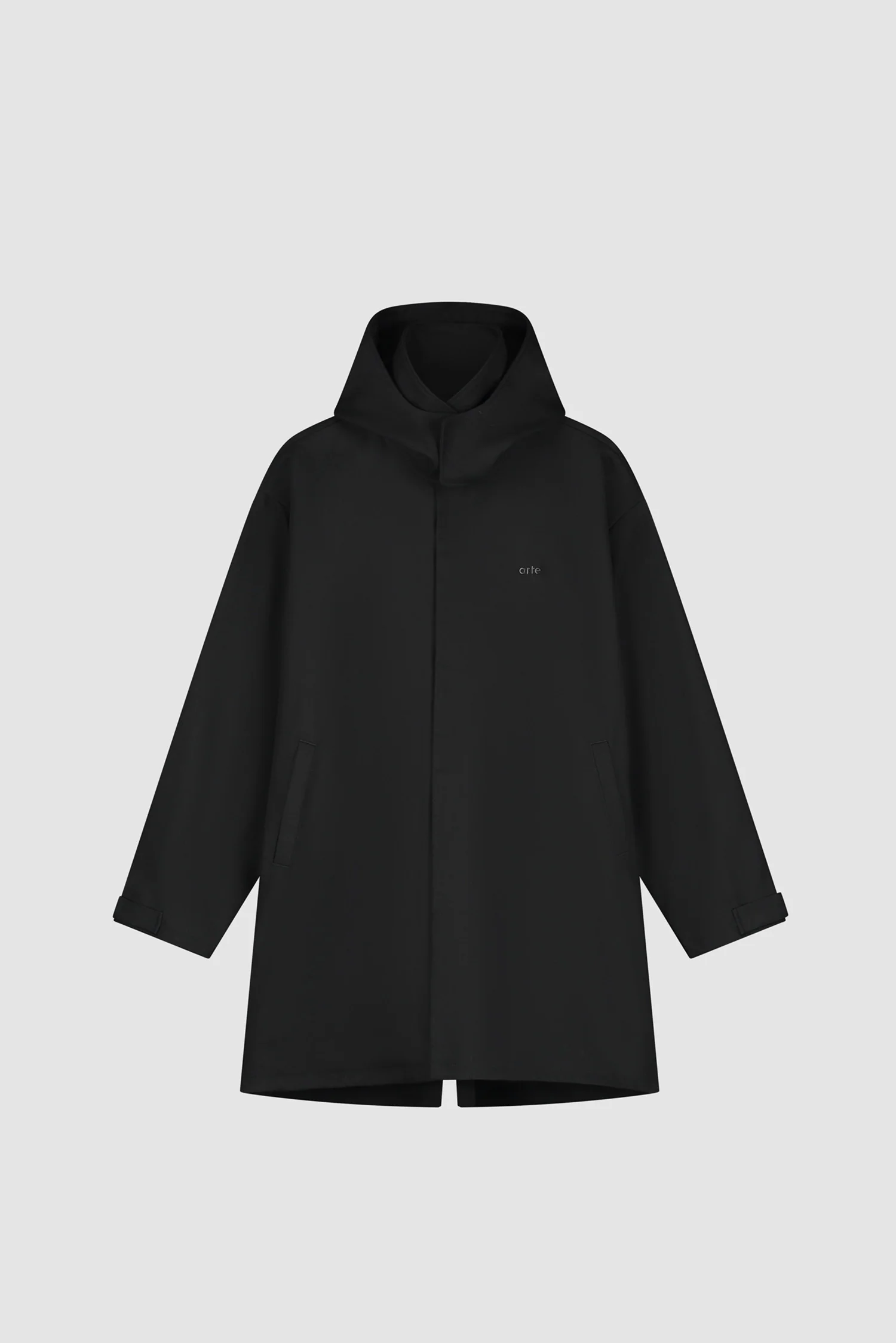Manteau en lin - Noir - Image 10