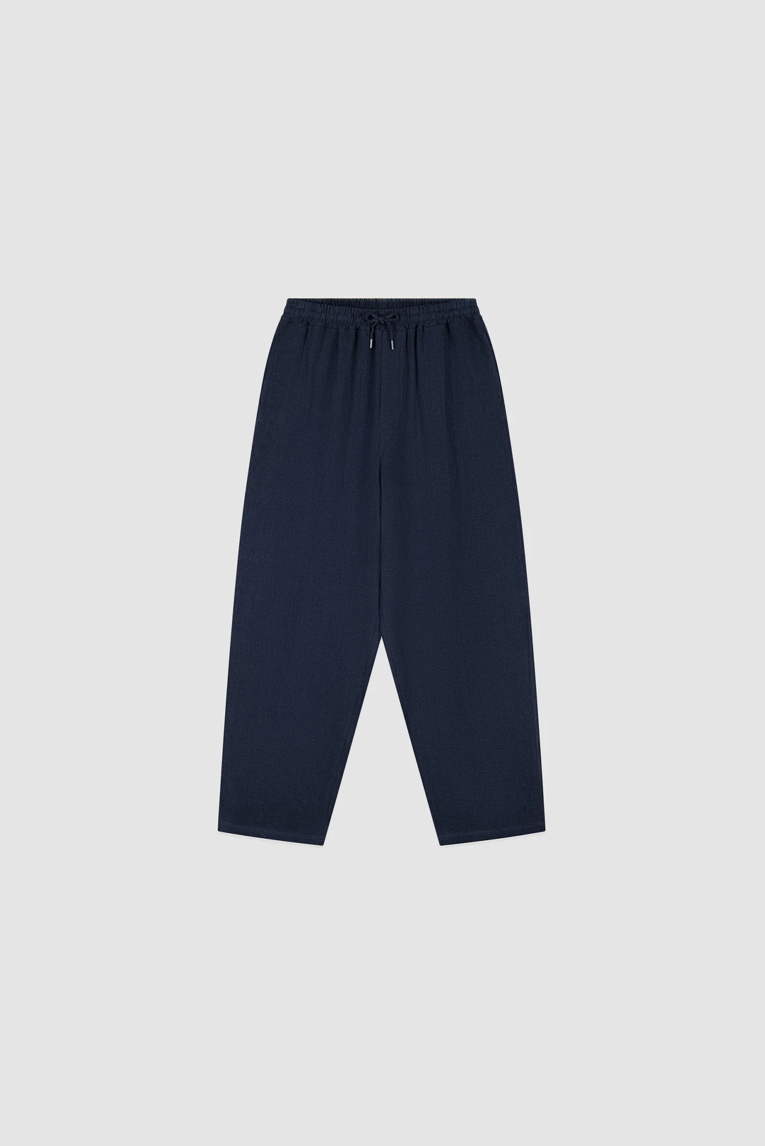 Pantalon en lin - Bleu marine - Image 10