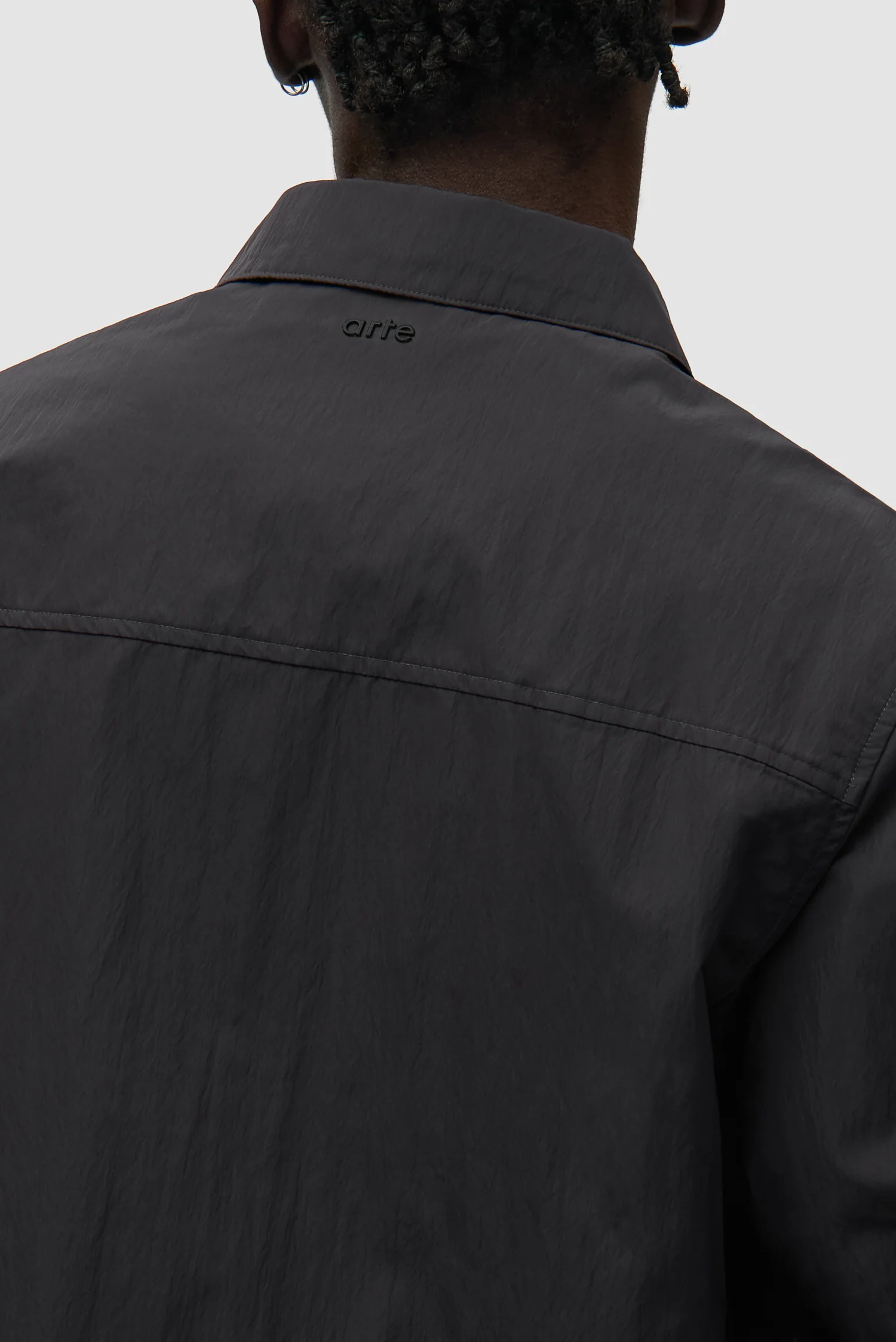 Veste classique en ruban de lin - Noir - Image 8