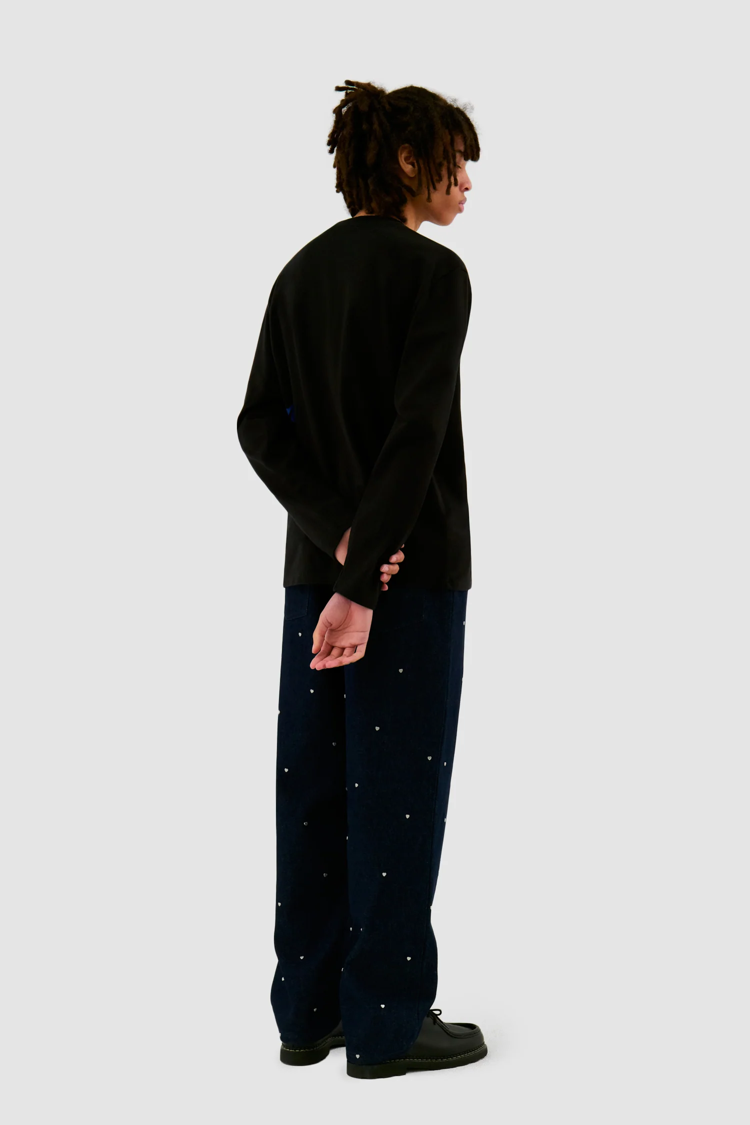 Pantalon Loose Heart - Navy - Image 6