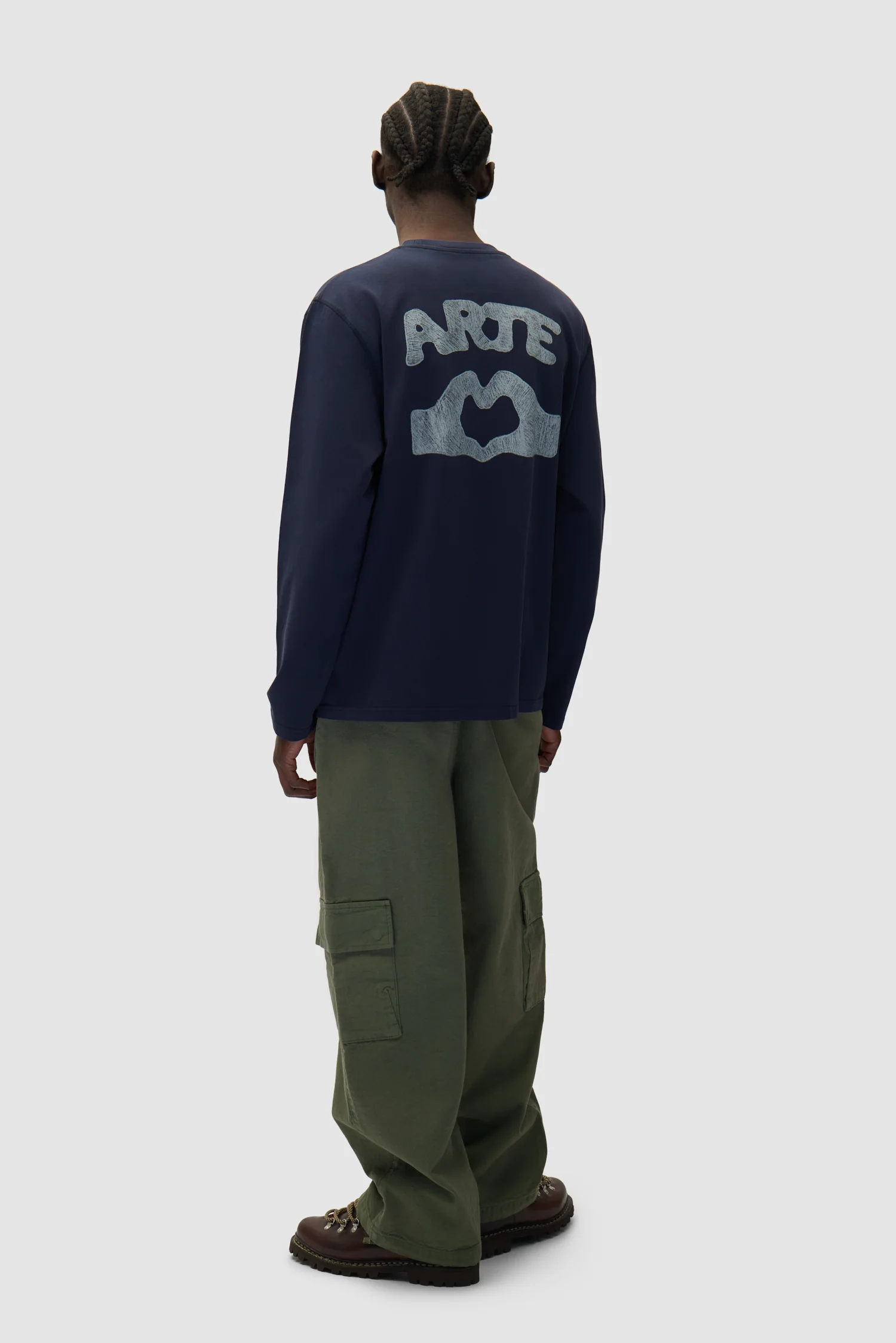 Pantalon cargo bas - Vert - Image 6