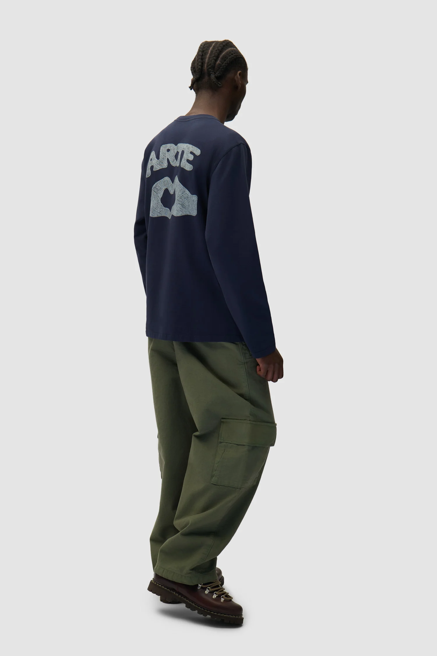 Pantalon cargo bas - Vert - Image 7