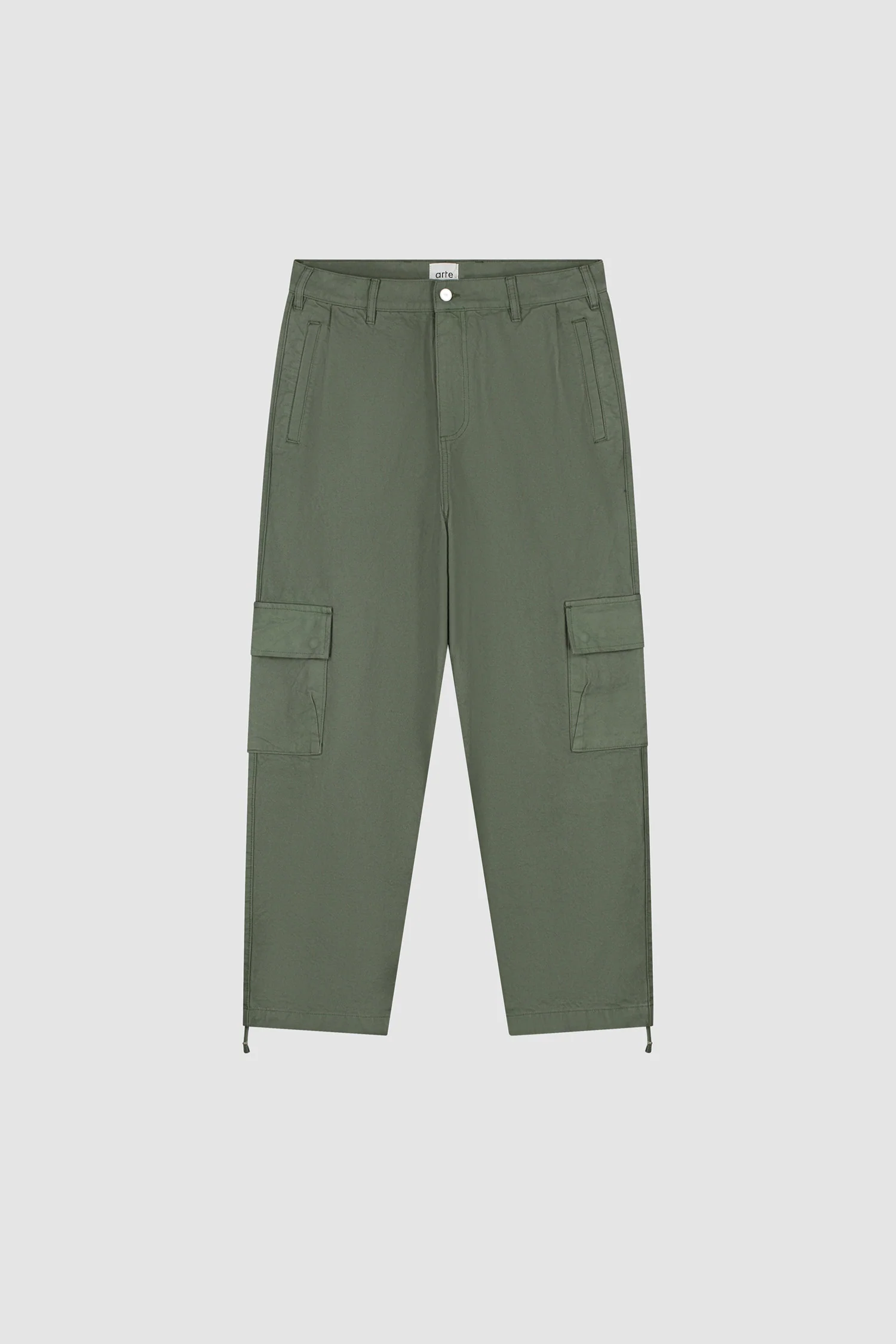 Pantalon cargo bas - Vert - Image 9
