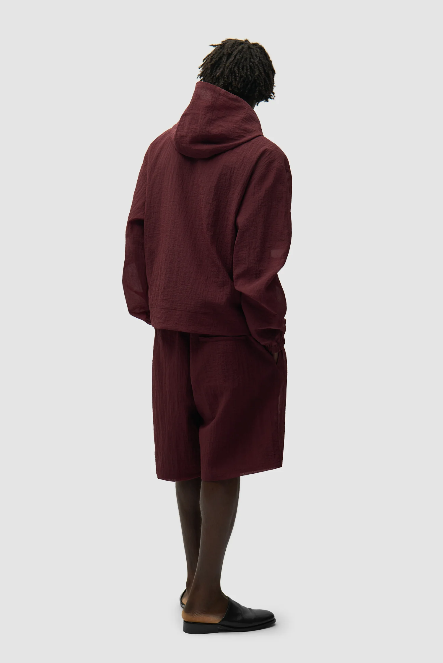 Veste en maille - Bordeaux - Image 6